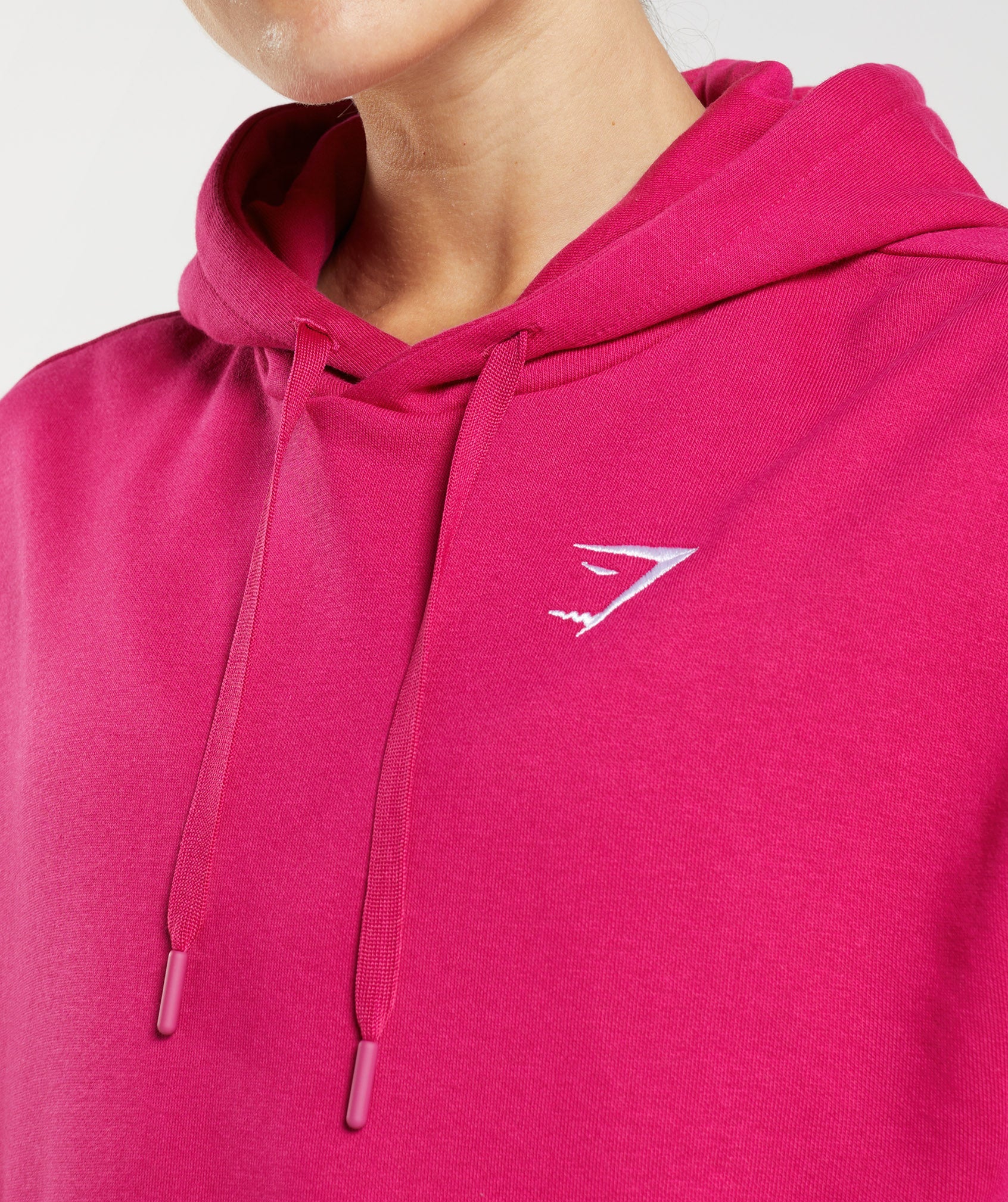 Training Oversized Hoodie in Magenta Pink