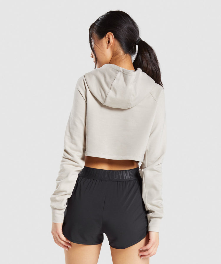 cropped jumper grey