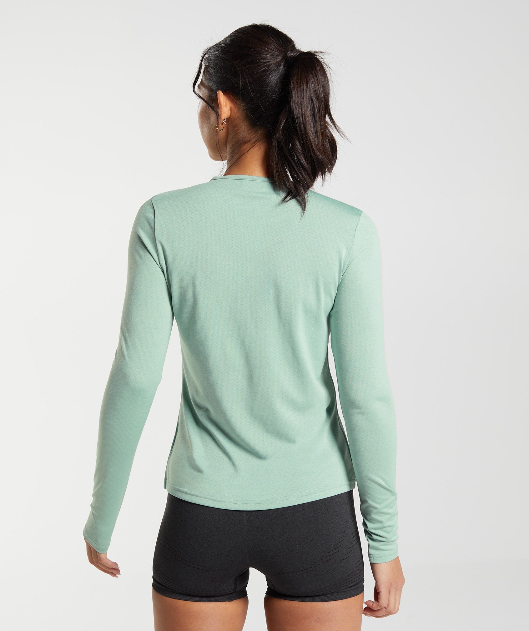 Training Long Sleeve Top in Desert Sage Green - view 2