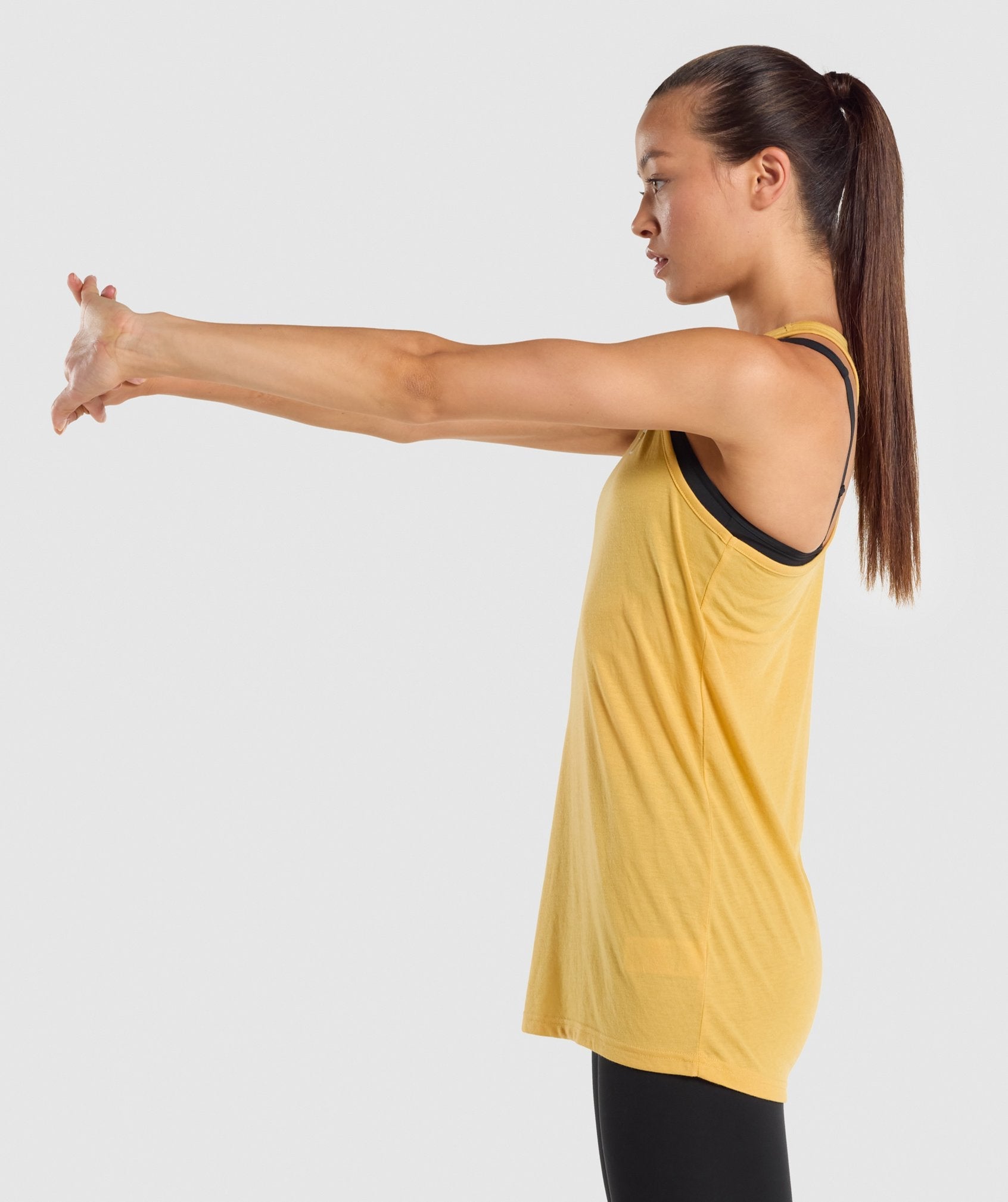 Training Oversized Vest in Yellow - view 3