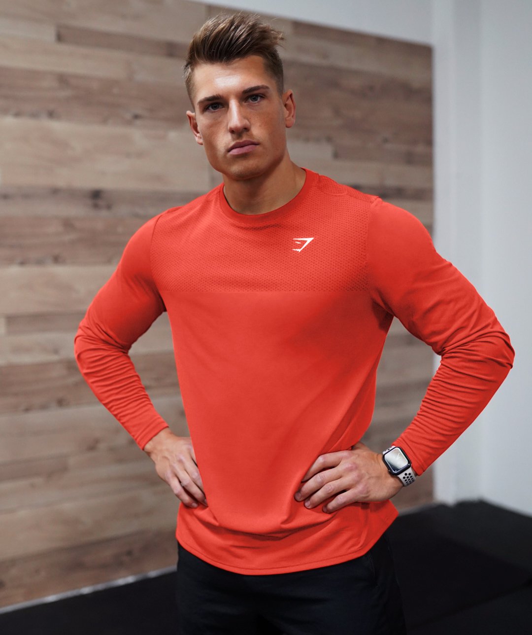 Vital Long Sleeve T-Shirt in Red