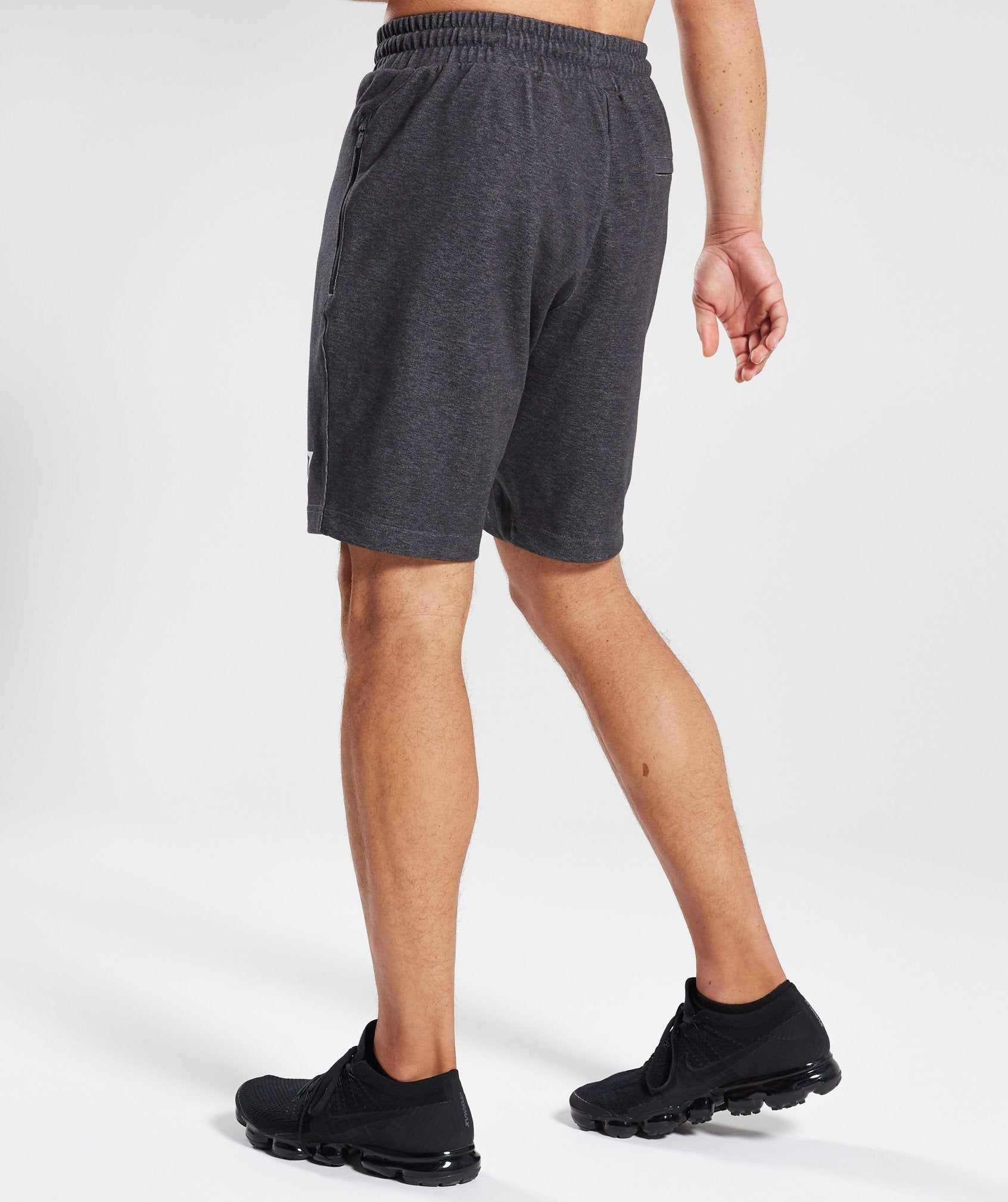 Take Over Shorts in Black Marl - view 2