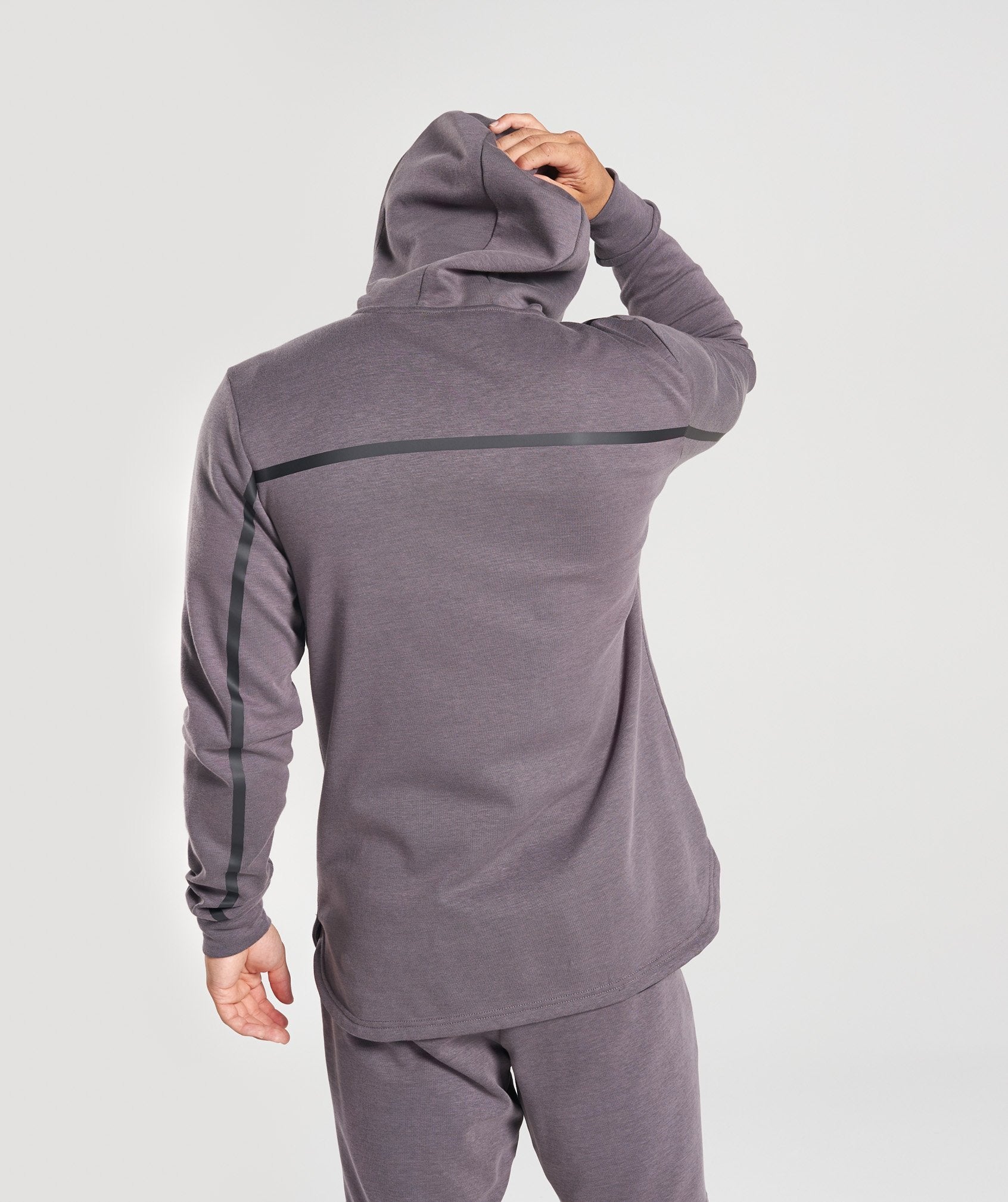 Take Over Zip Hoodie in Slate Lavender Marl - view 2