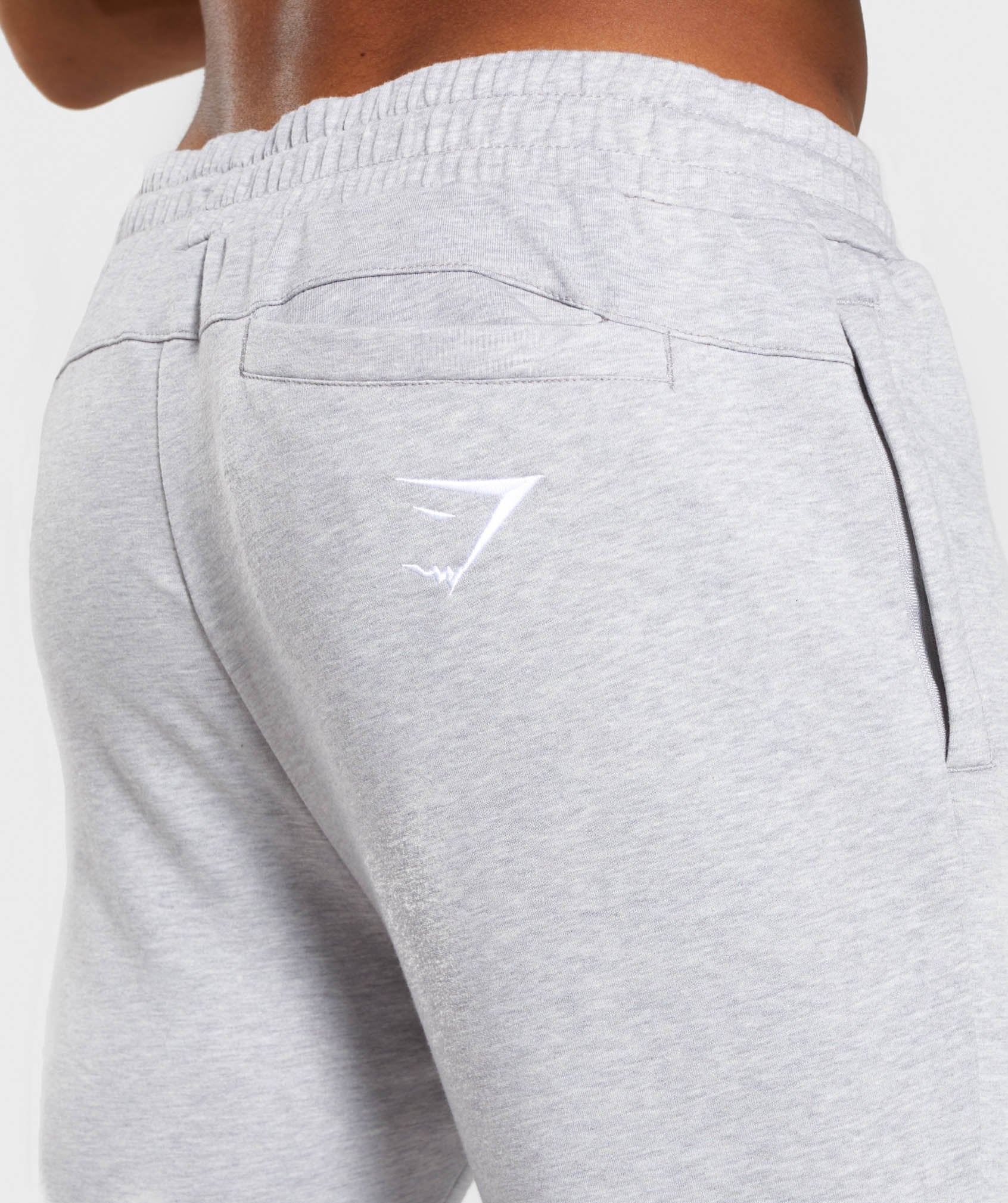 Tapered Bottoms in Light Grey Marl - view 5