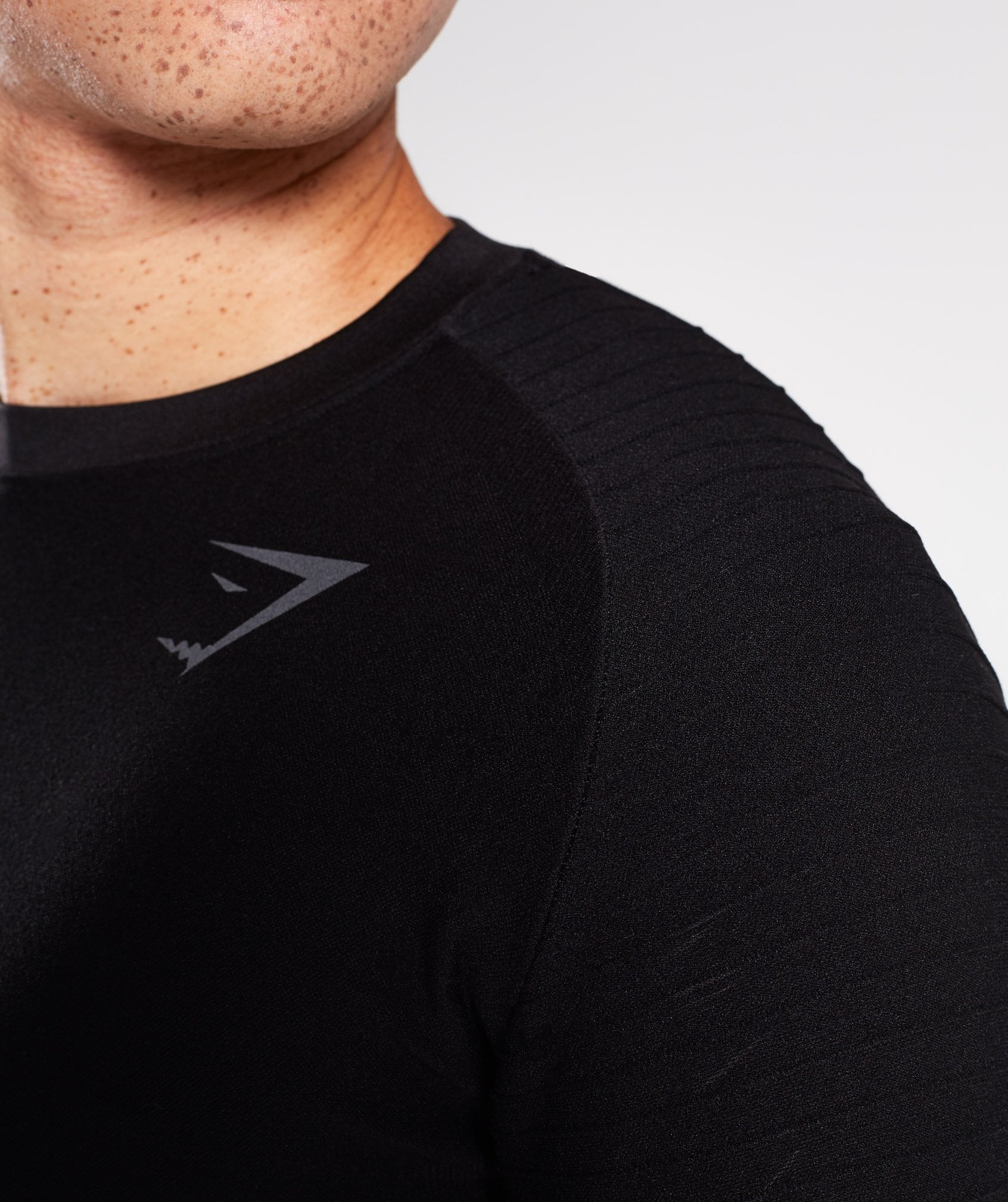 Tech Long Sleeve Top in Black - view 6