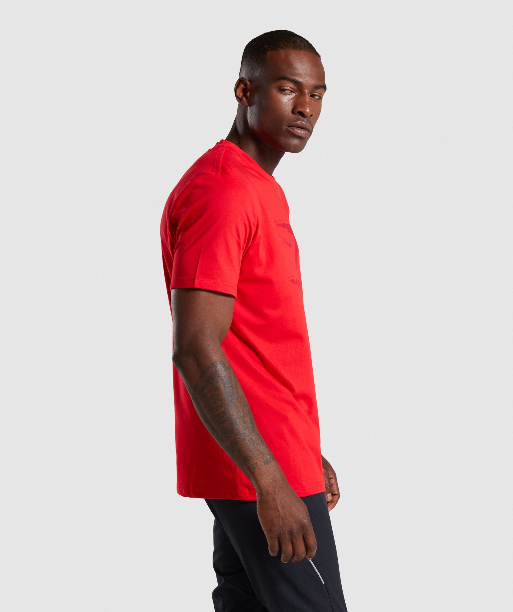 Tonal T-Shirt in Red - view 3
