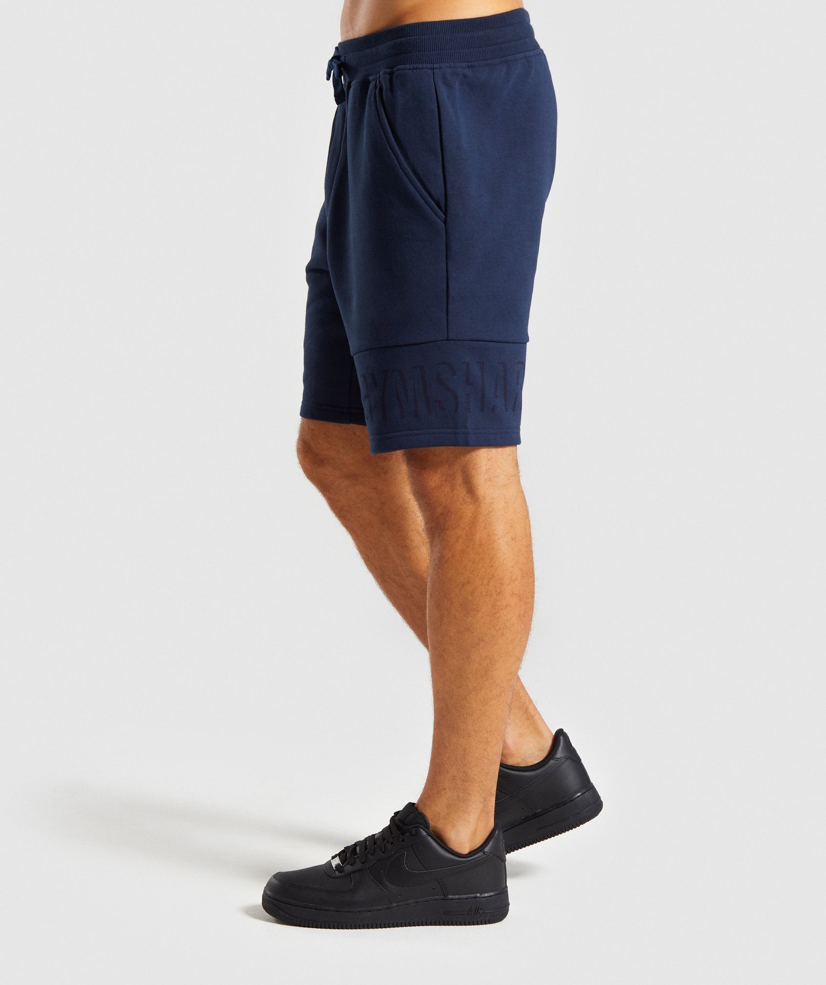 Tonal Shorts in Dark Blue - view 3