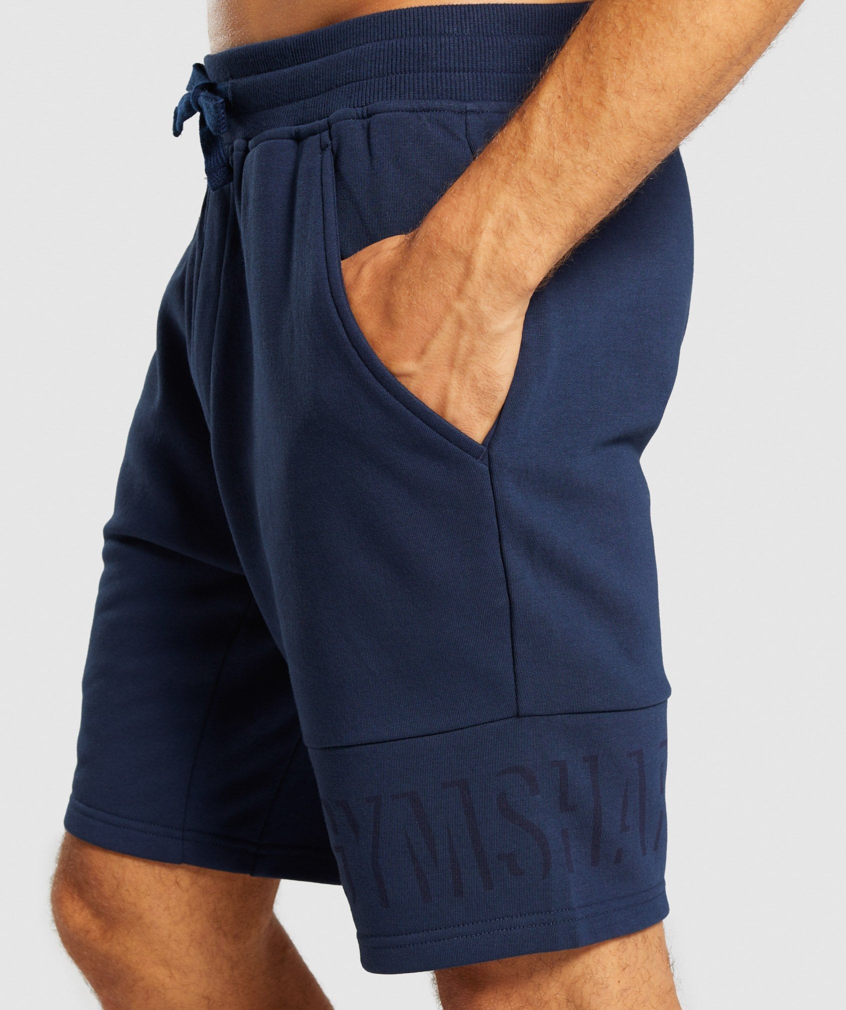 Tonal Shorts in Dark Blue - view 6
