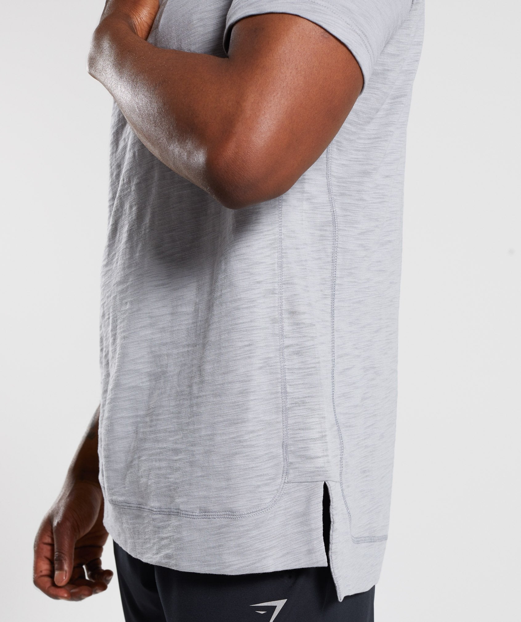 Tonal T-Shirt in Light Grey - view 5