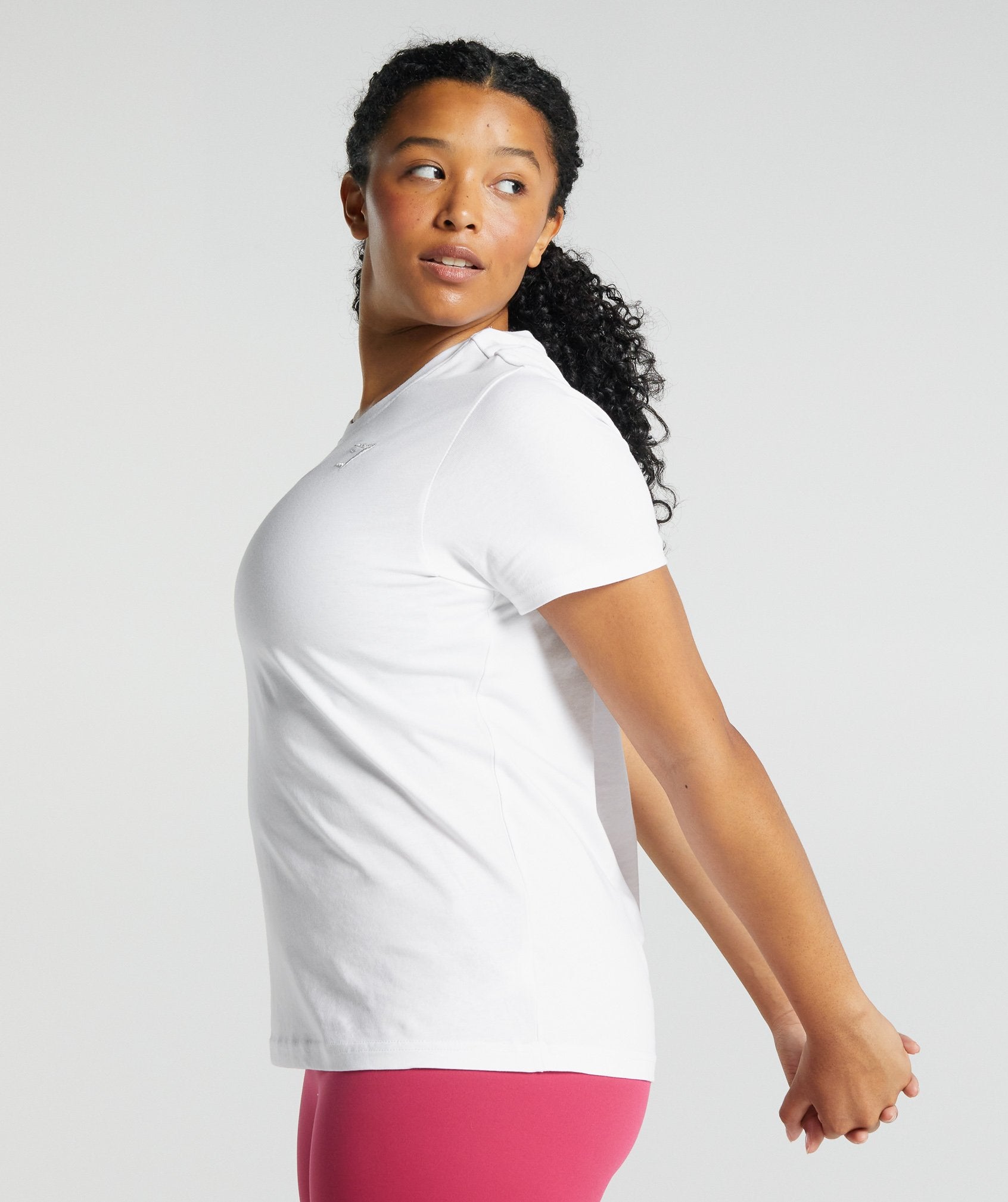 Training Basic Tee in White - view 3