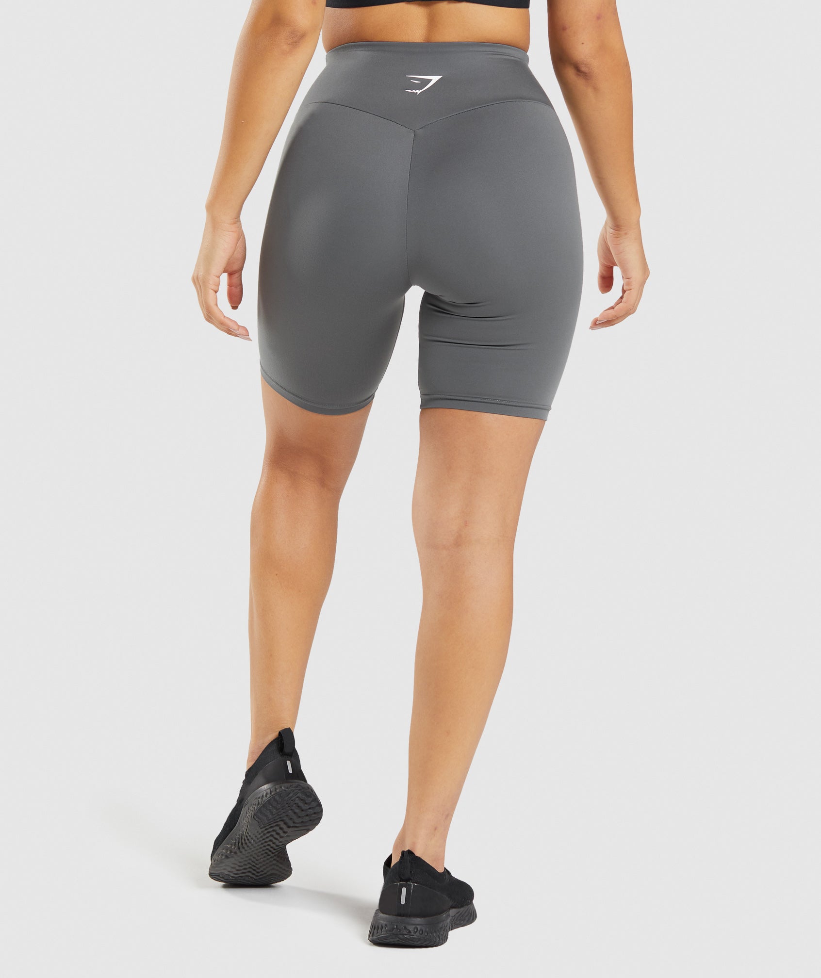 Training Cycling Shorts in Charcoal Grey - view 2