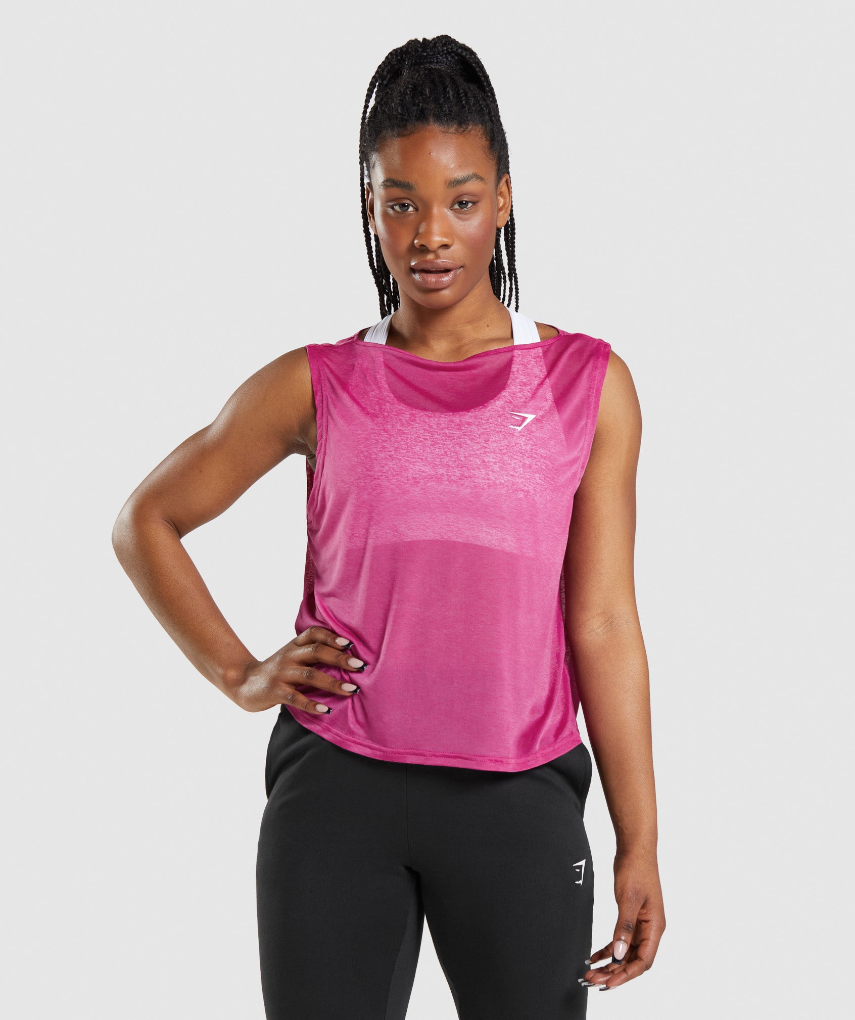 Training Oversized Tank in Dragon Pink - view 1