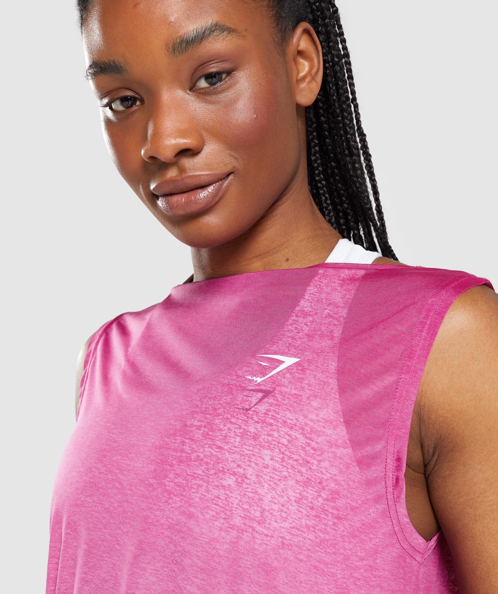 Training Oversized Tank in Dragon Pink - view 5