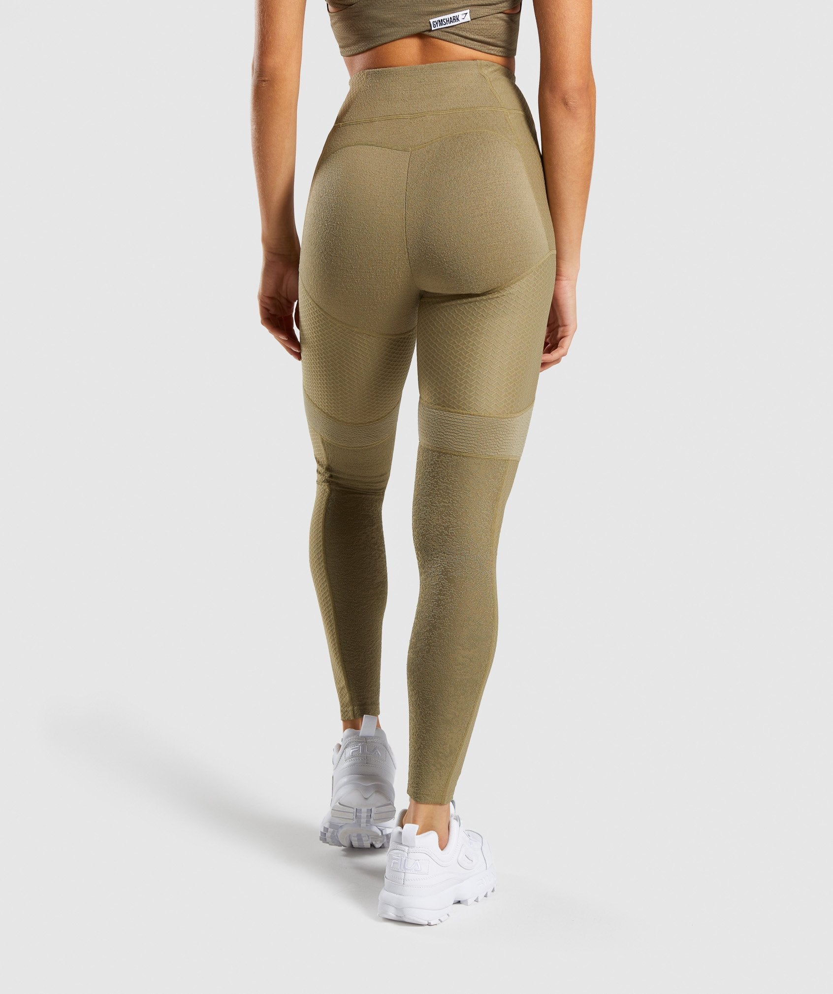 True Texture Leggings in Washed Khaki - view 2
