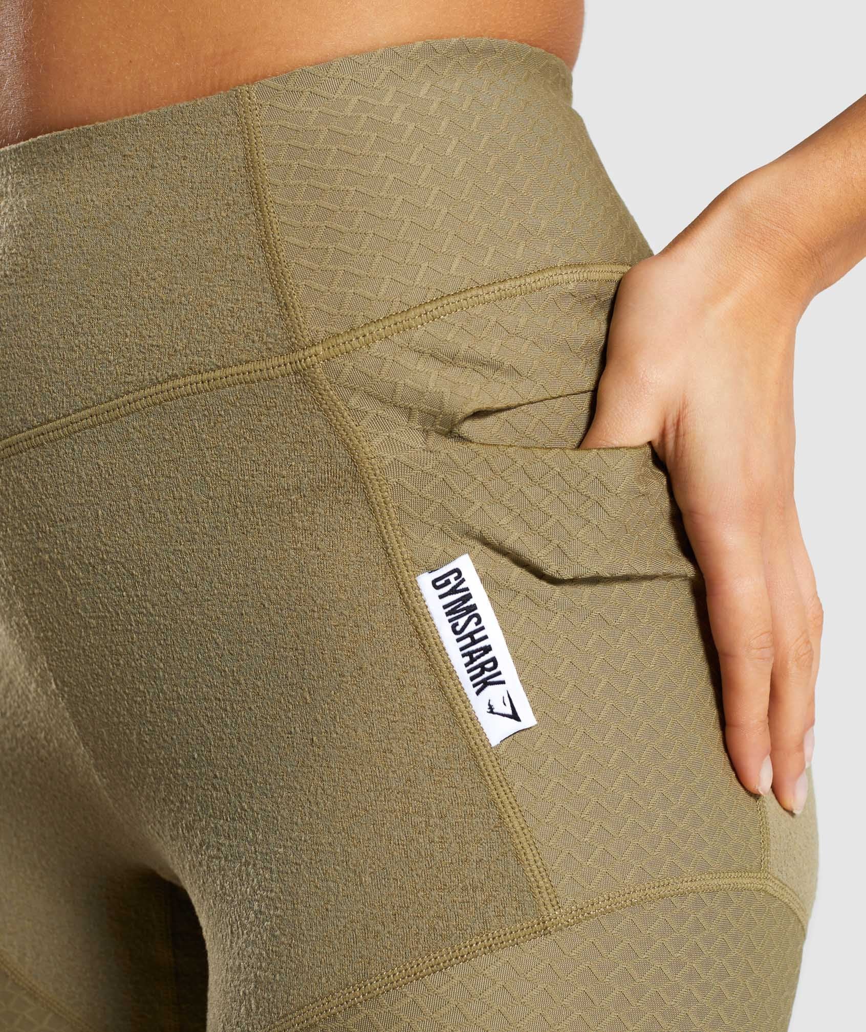 True Texture Leggings in Washed Khaki - view 6