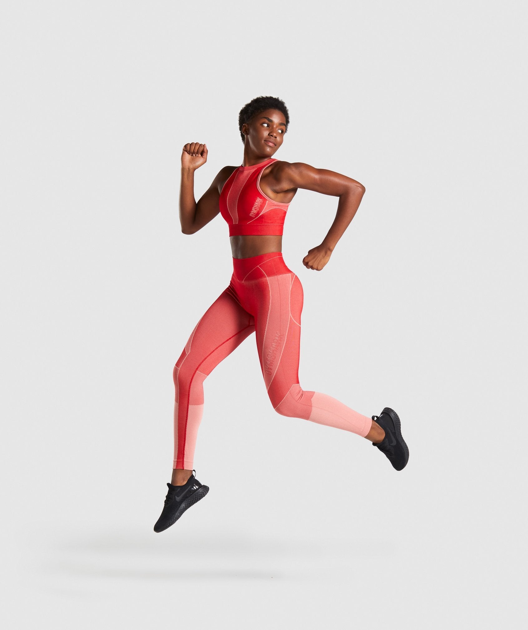 Turbo Seamless Sports Bra in Brick Red - view 3