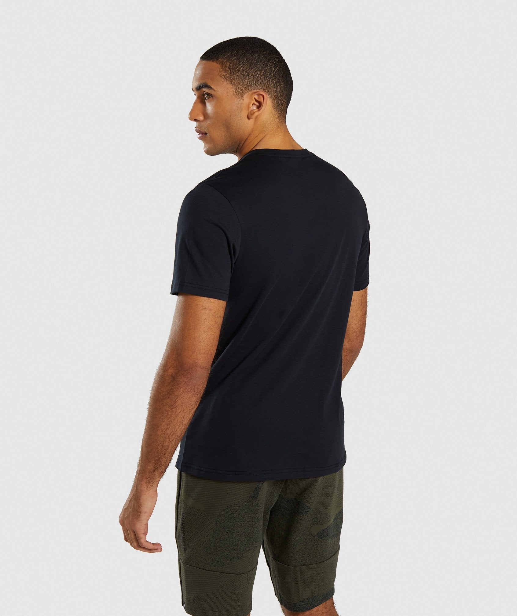 Ultra Jacquard T-Shirt in Black - view 2