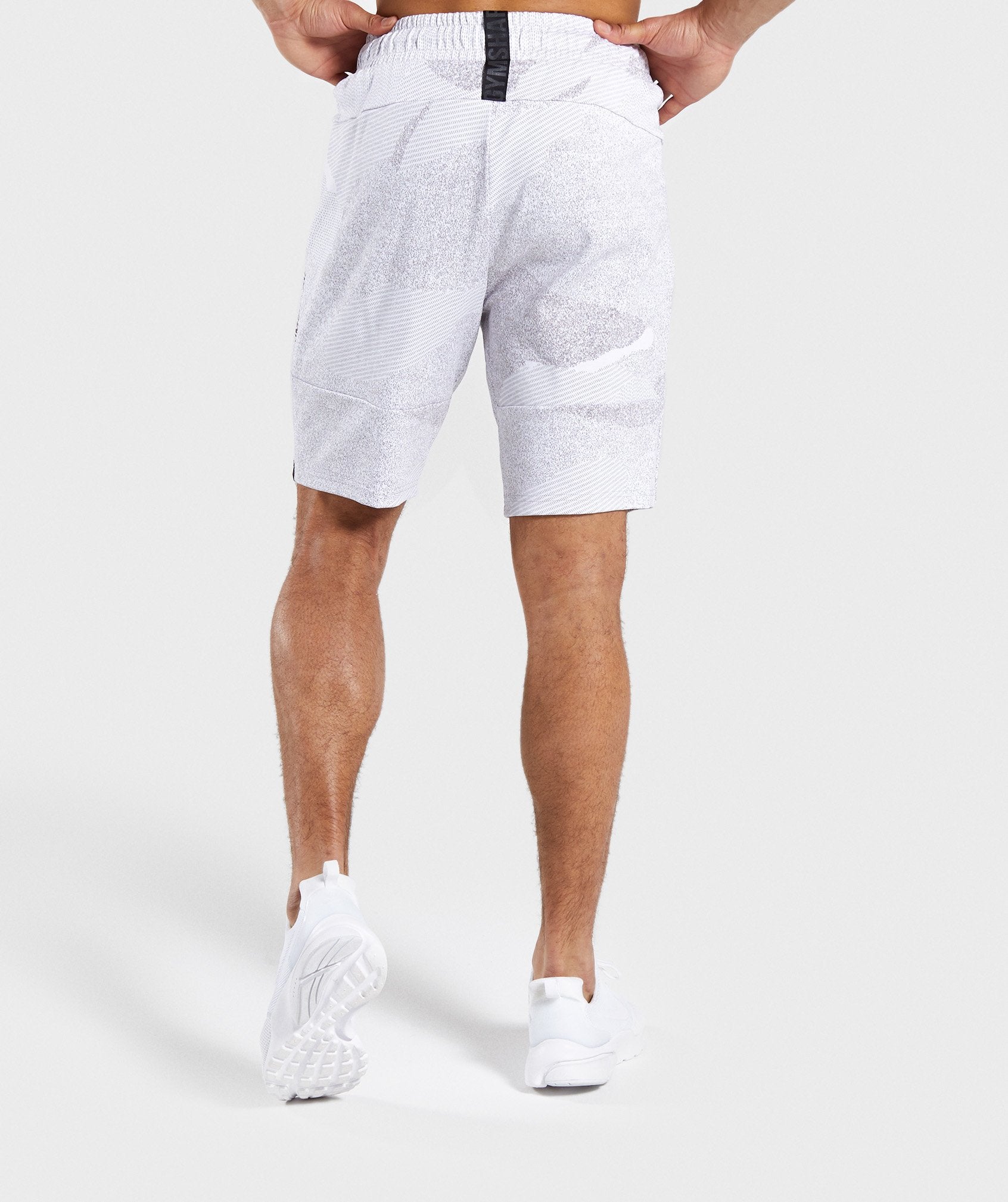 Ultra Jacquard Shorts in White - view 2