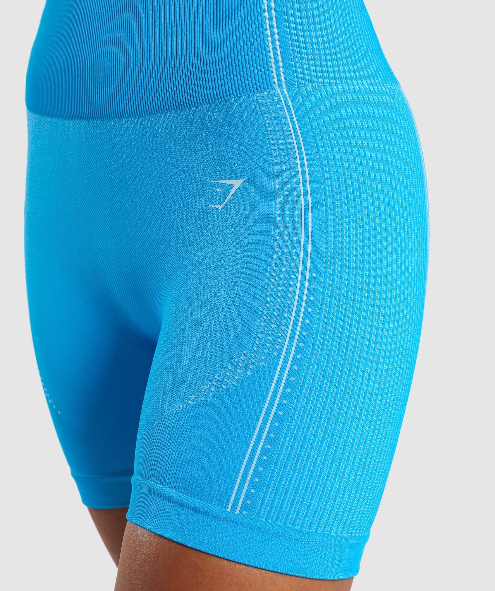 Ultra Seamless Shorts in Blue - view 6
