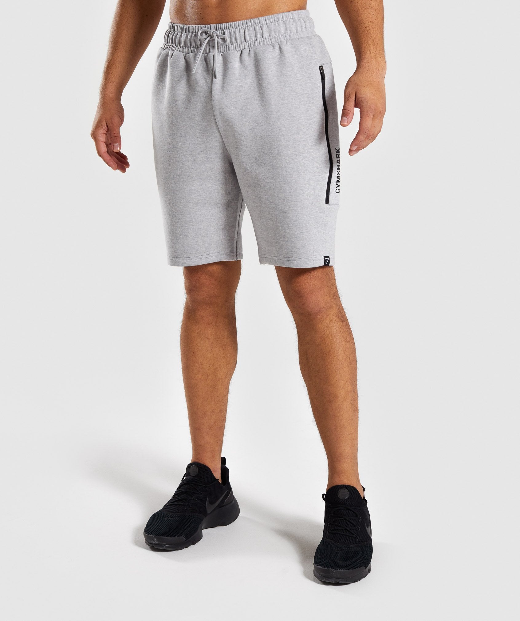 Ultra Shorts in Light Grey Marl - view 1