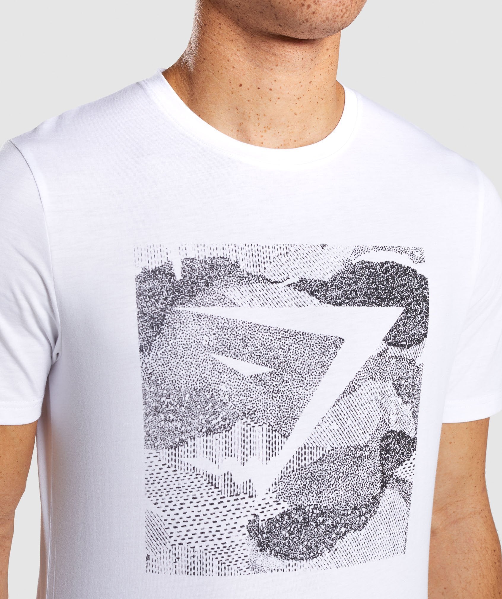 Ultra Jacquard T-Shirt in White - view 5