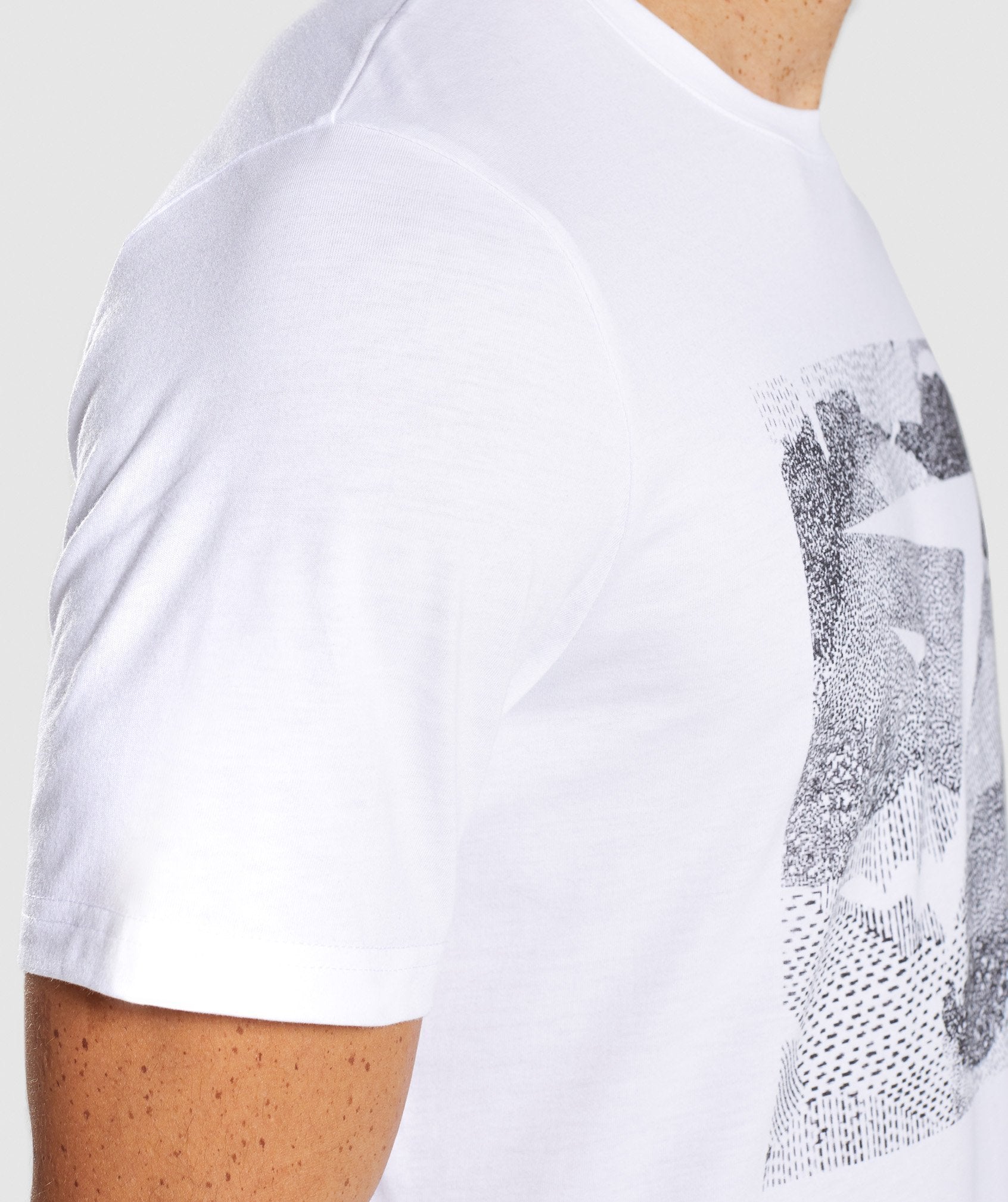 Ultra Jacquard T-Shirt in White - view 6