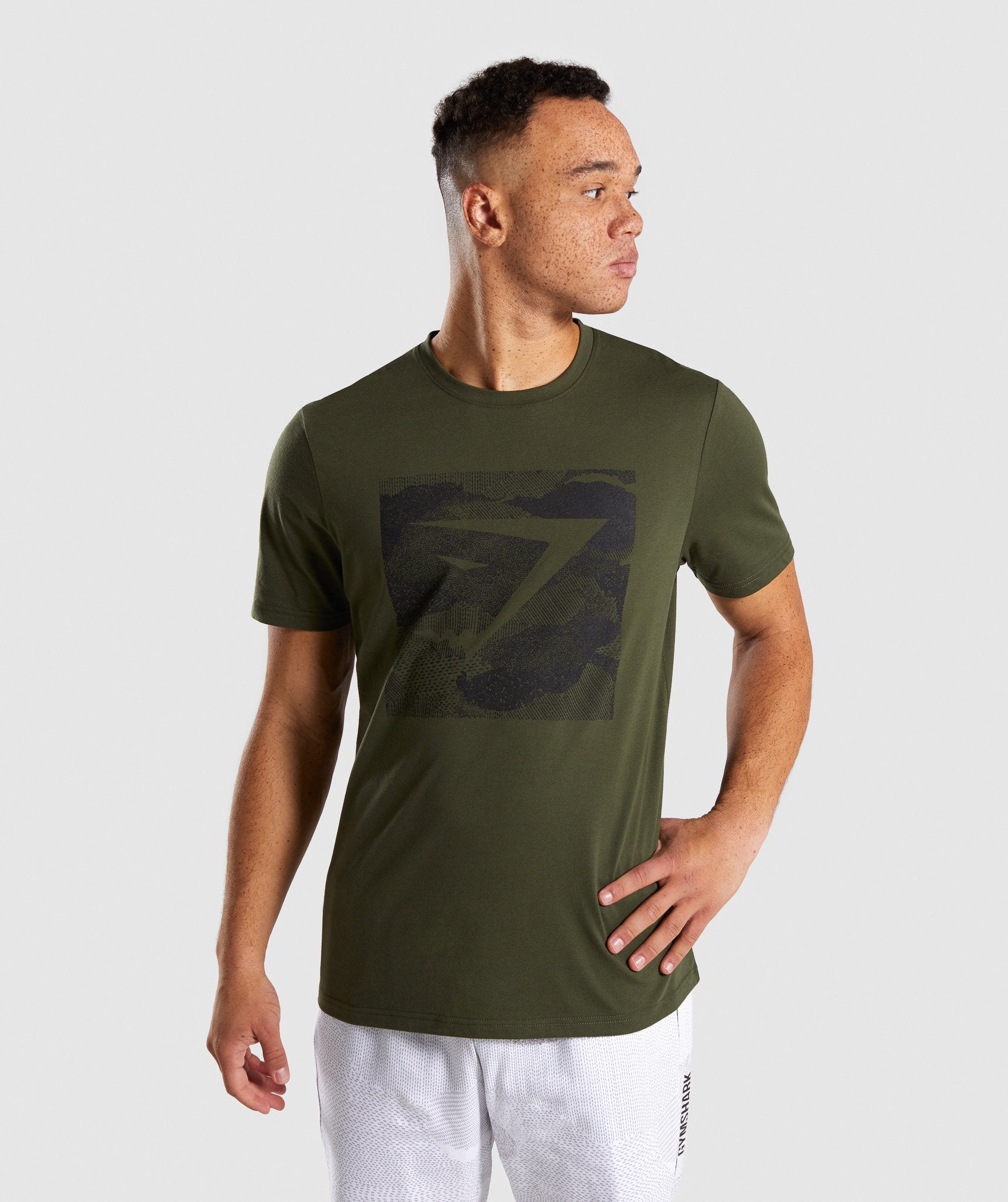 Ultra Jacquard T-Shirt in Woodland Green - view 1