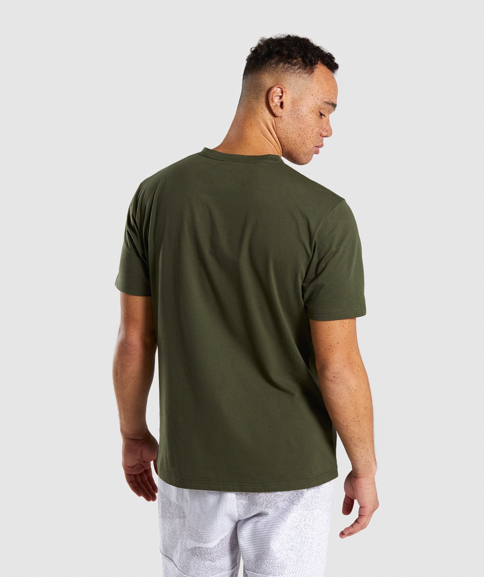 Ultra Jacquard T-Shirt in Woodland Green - view 2