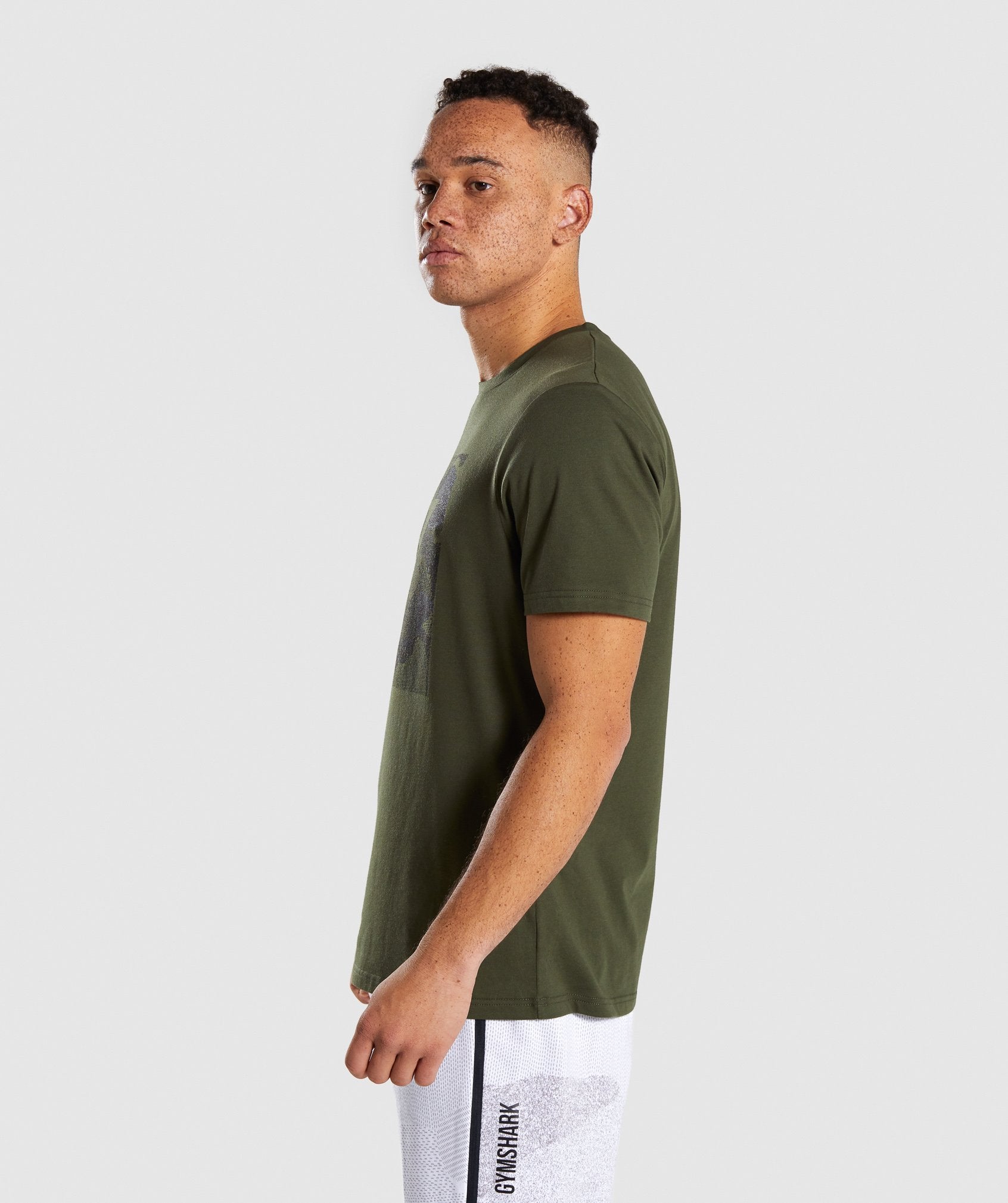 Ultra Jacquard T-Shirt in Woodland Green - view 3