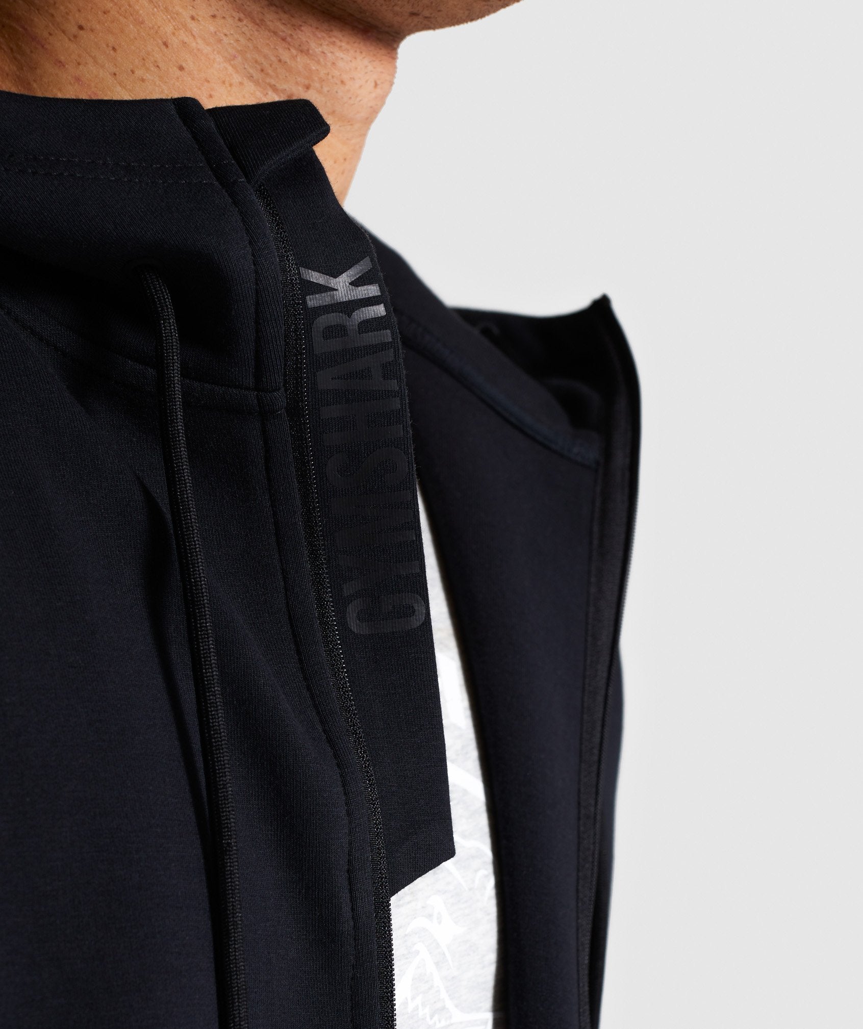 Ultra Zip Hoodie in Black - view 4