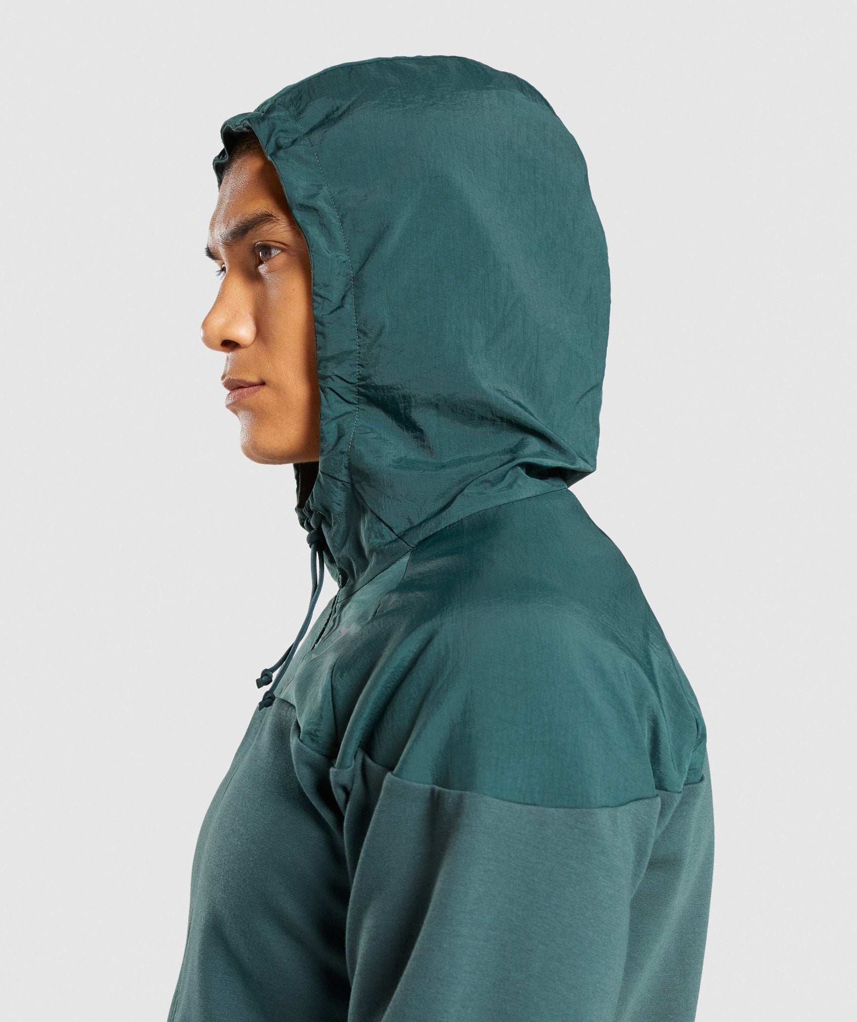 Venture Zip Up Hoodie in Dark Green - view 7