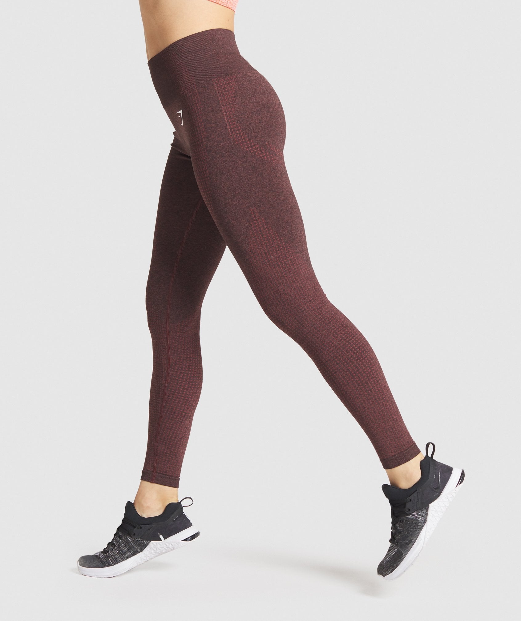 Vital Seamless Leggings in Brown Marl