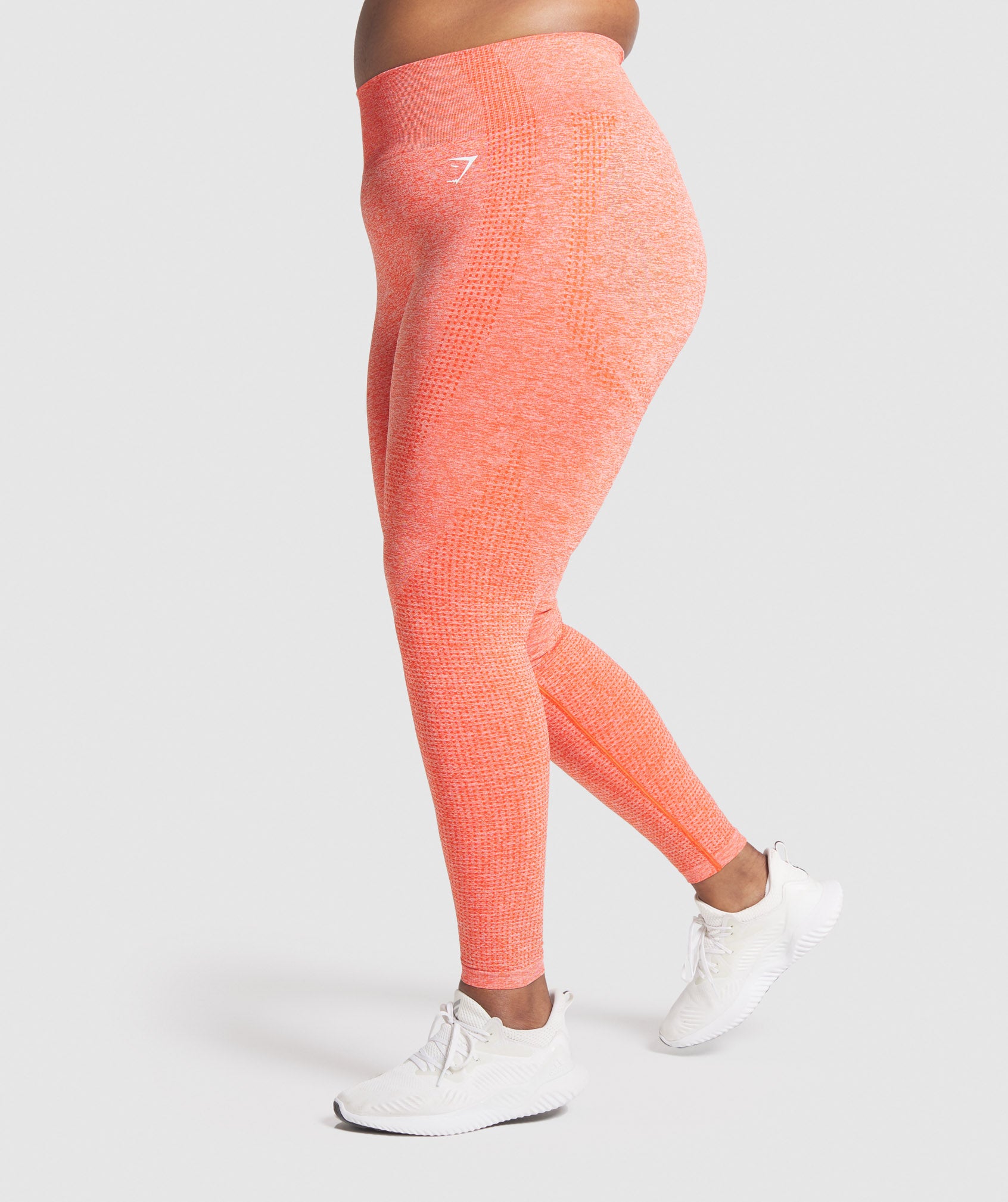 Vital Seamless Leggings in Orange Marl