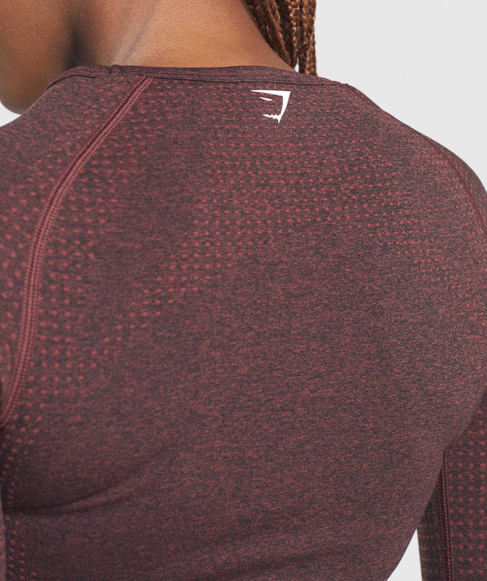 Vital Seamless Long Sleeve Top in Brown Marl