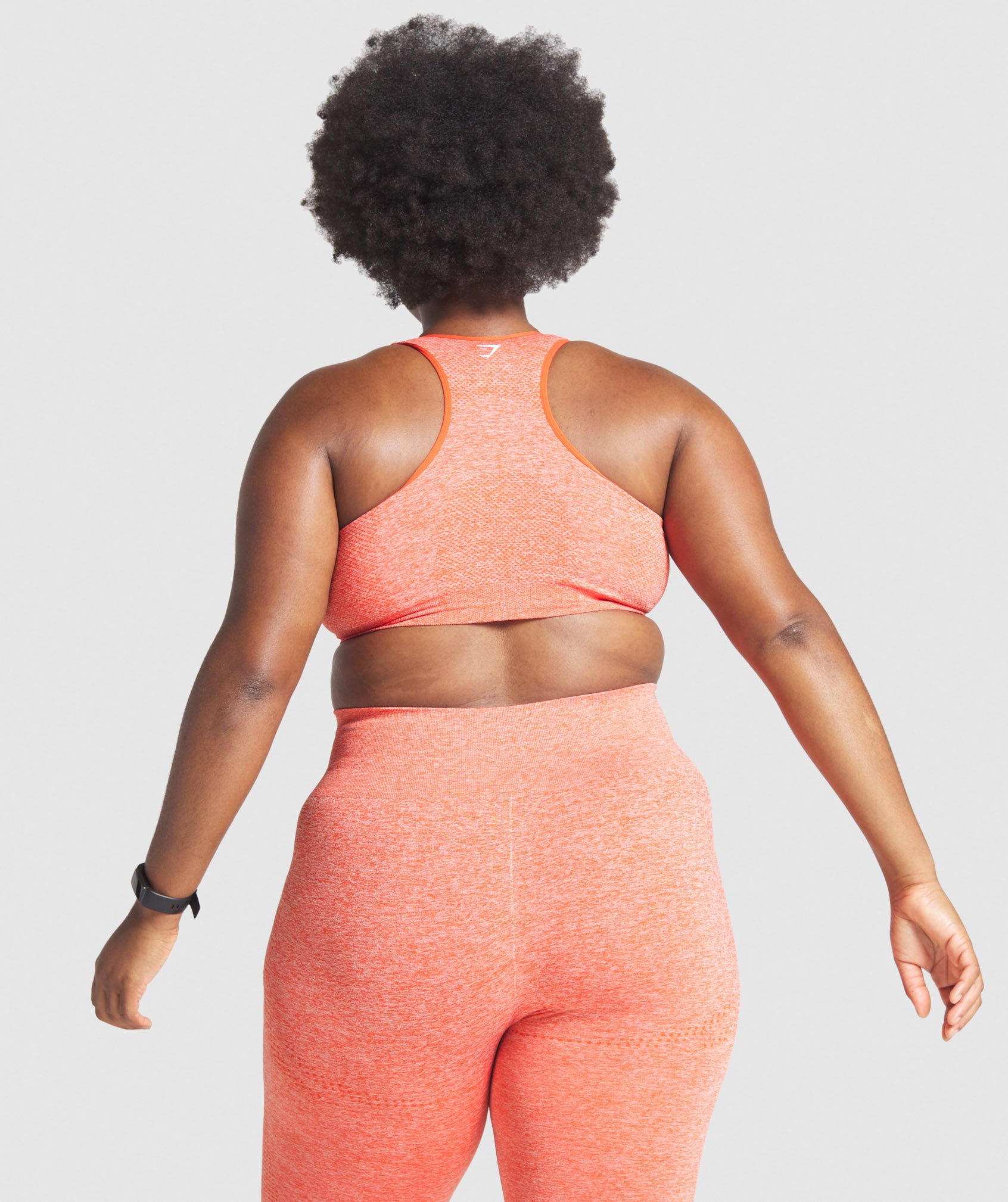 Vital Seamless Sports Bra in Orange Marl