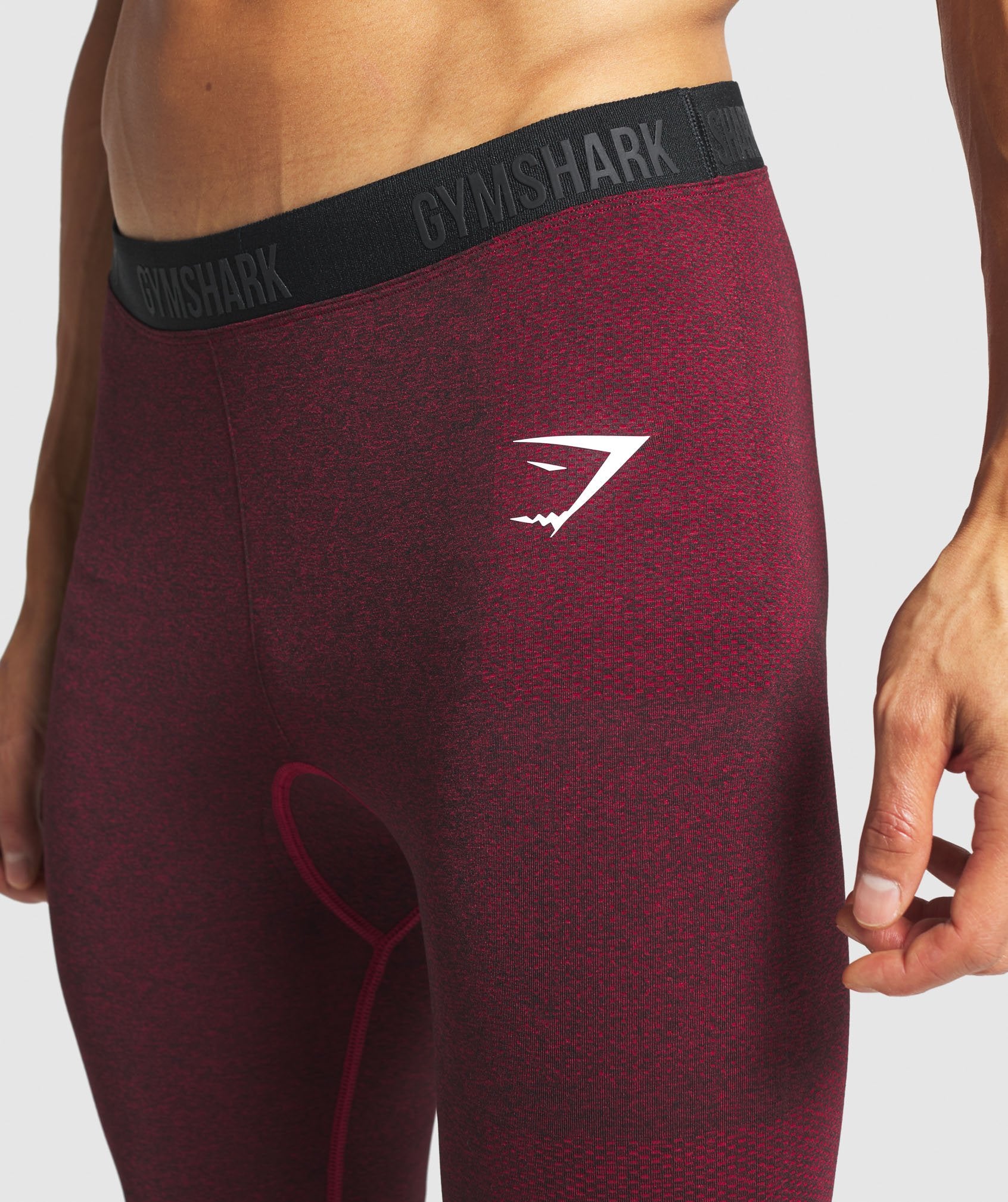 Vital Seamless Leggings in Burgundy Marl