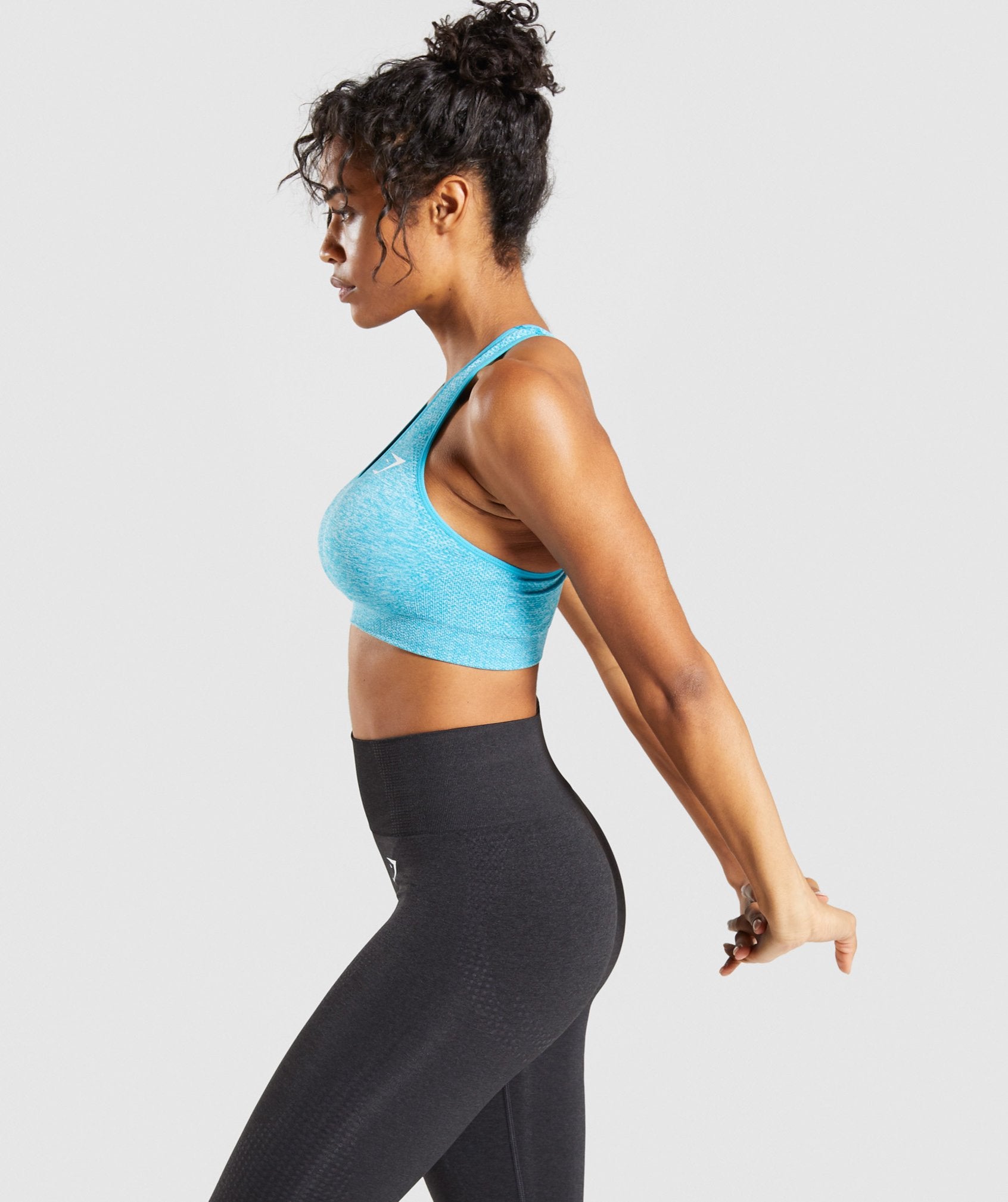 Vital Seamless Sports Bra in Blue Marl