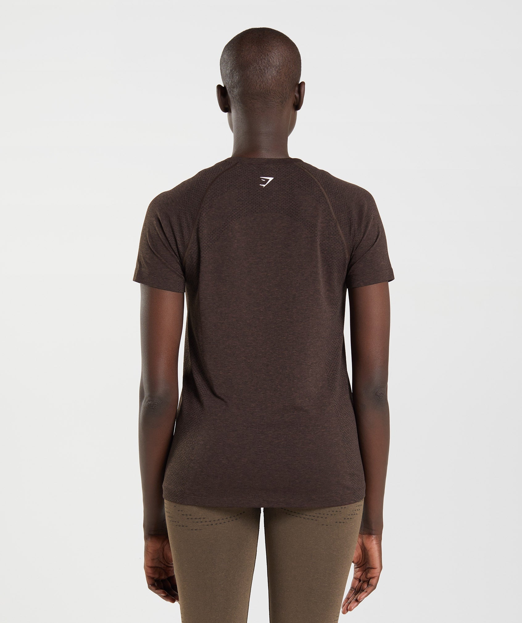 Vital Seamless 2.0 Light T-Shirt in Cherry Brown Marl