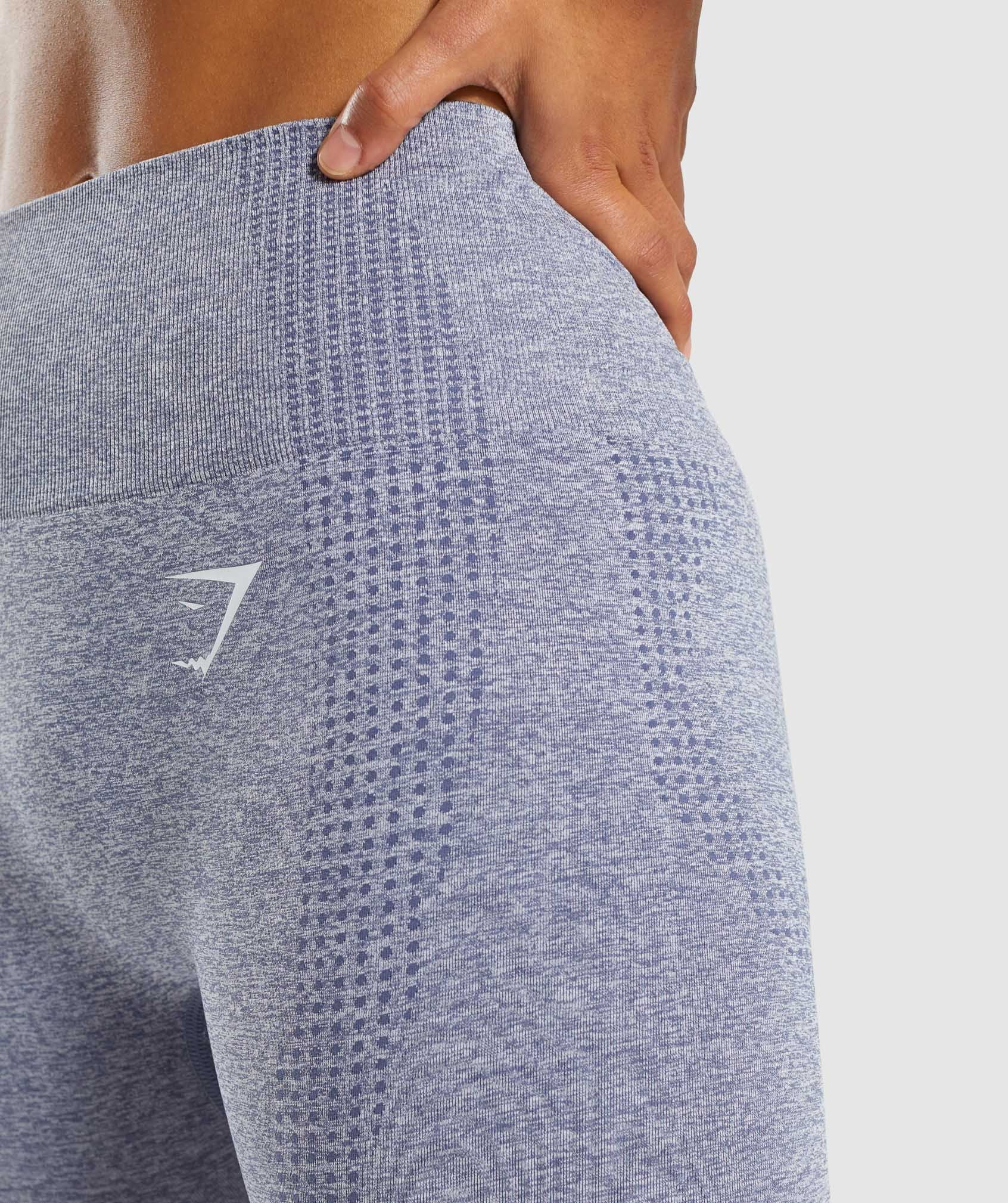 Vital Seamless Leggings in Steel Blue Marl - view 6