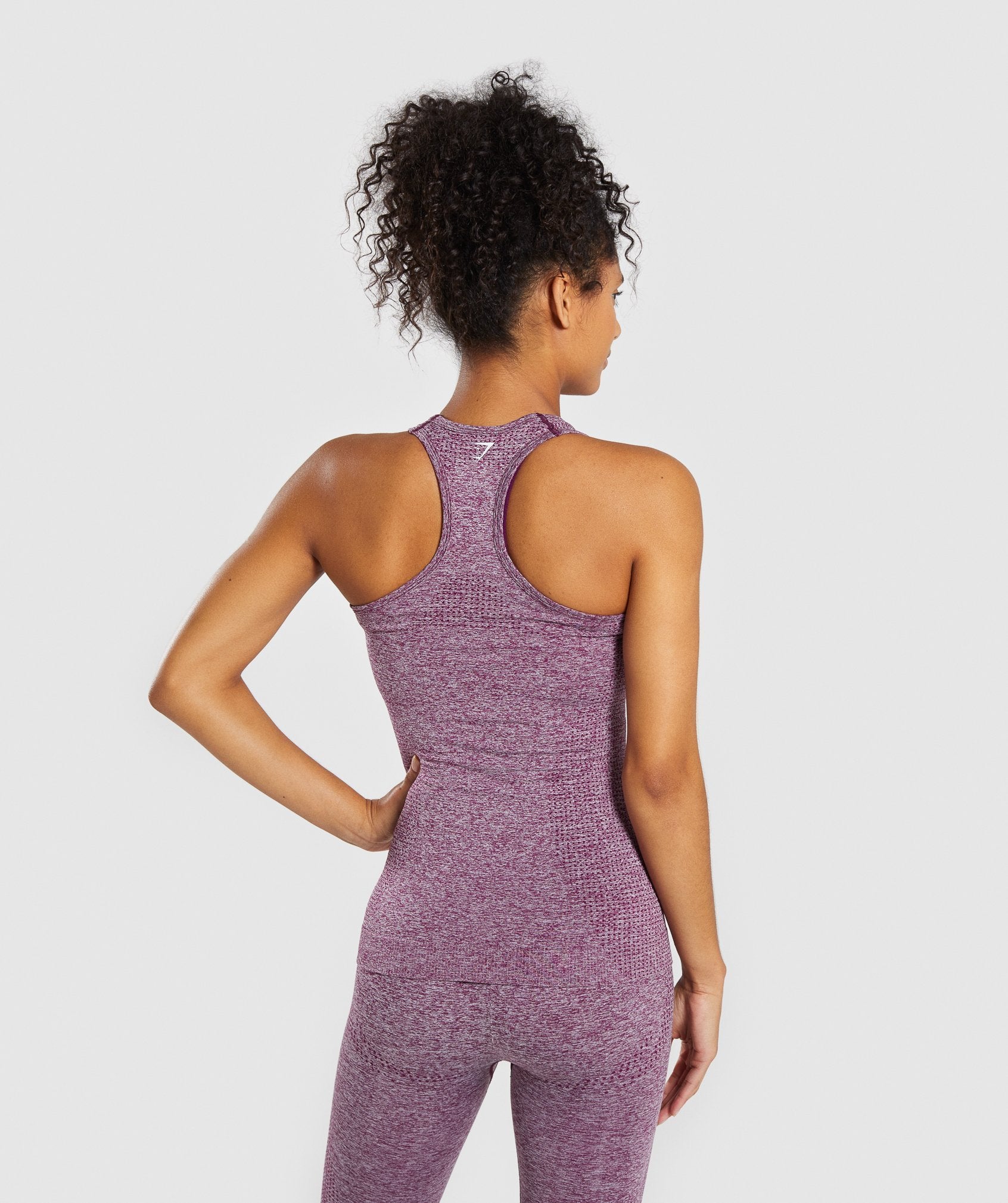 Vital Seamless Vest in Purple - view 2