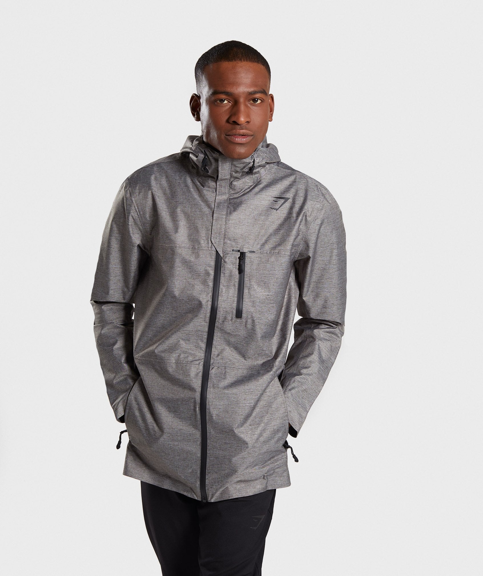 Storm Waterproof Parka in Light Grey - view 1