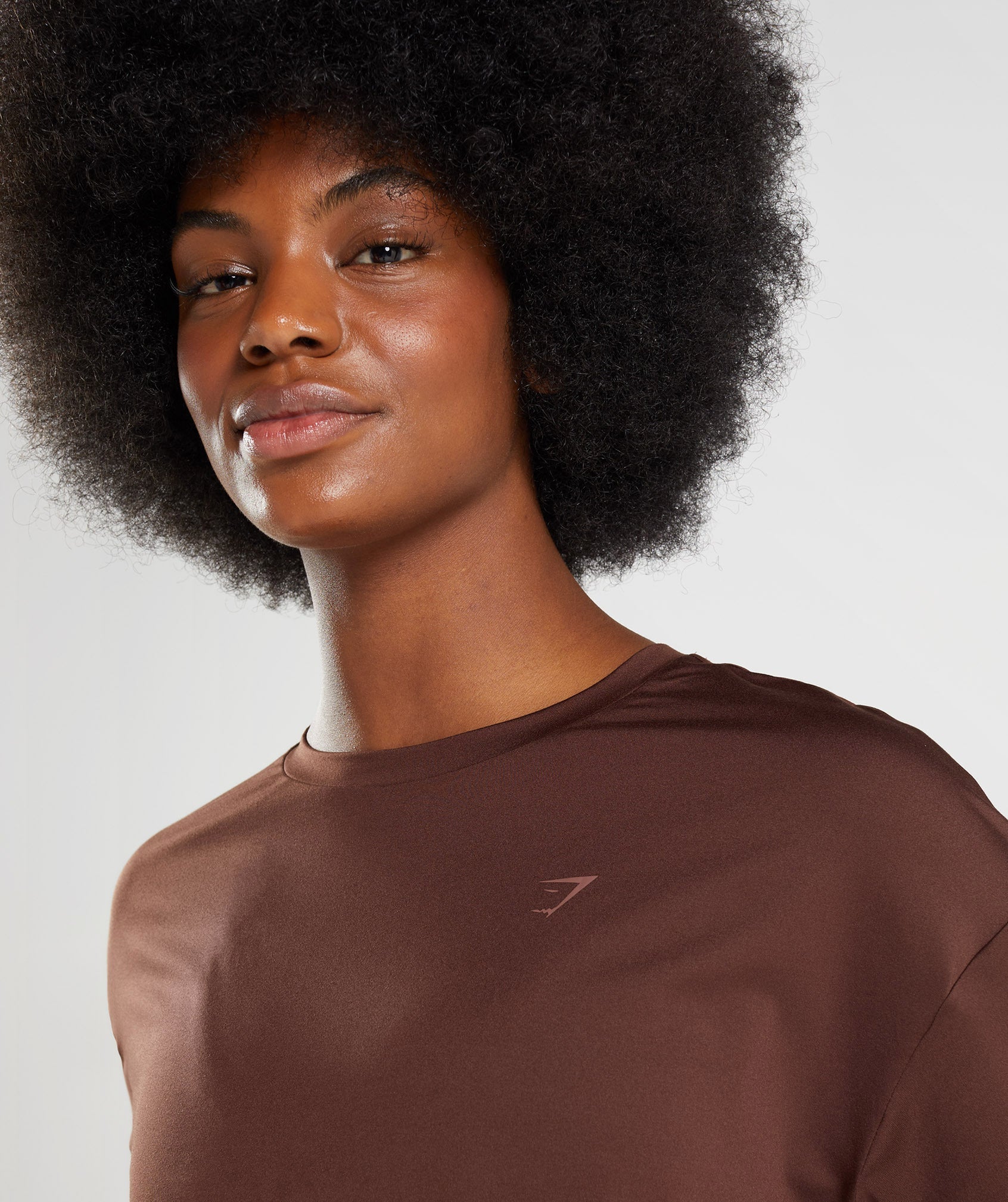 Whitney Oversized T-Shirt in Rekindle Brown - view 5