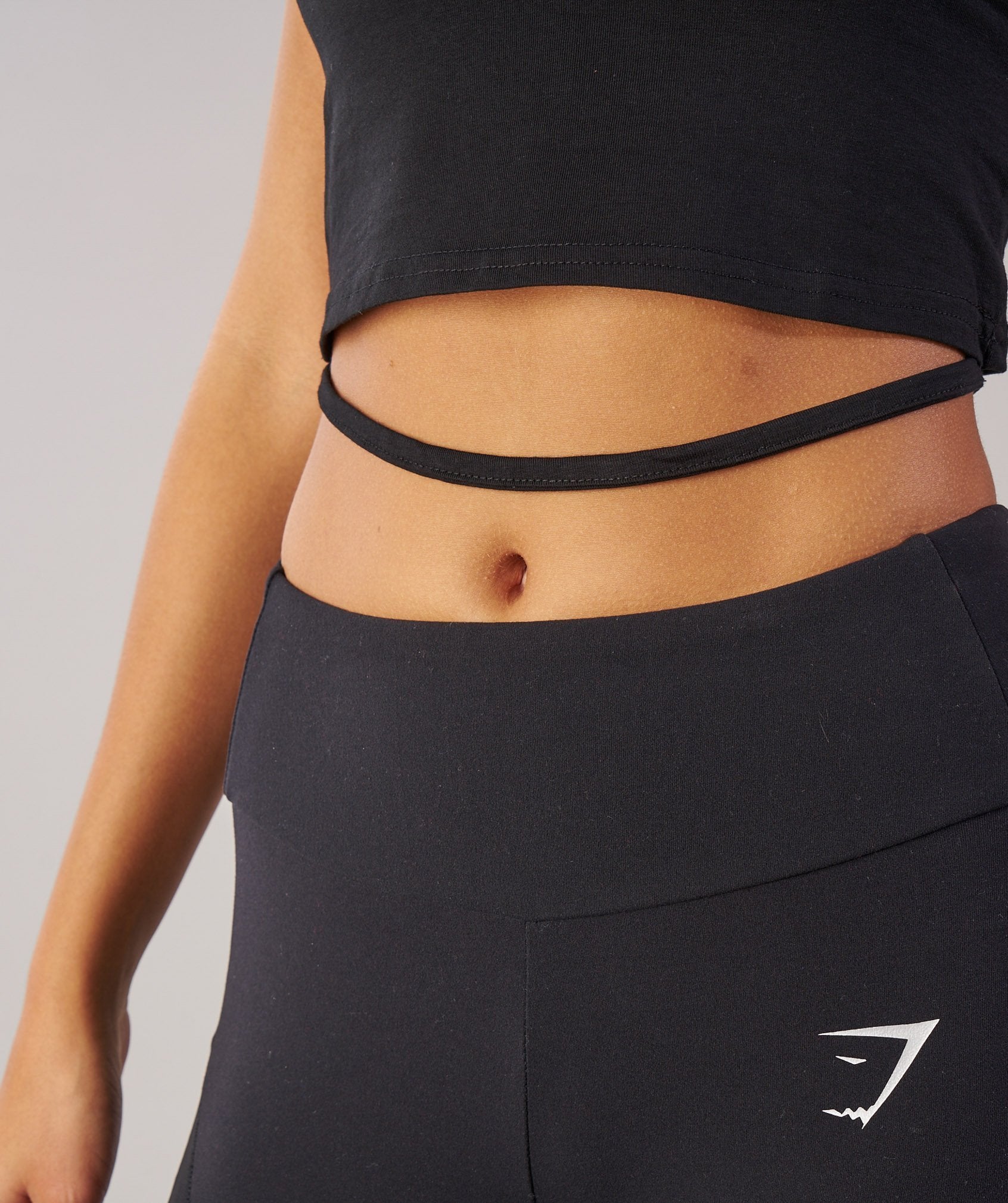 Ribbon Crop Top in Black - view 6