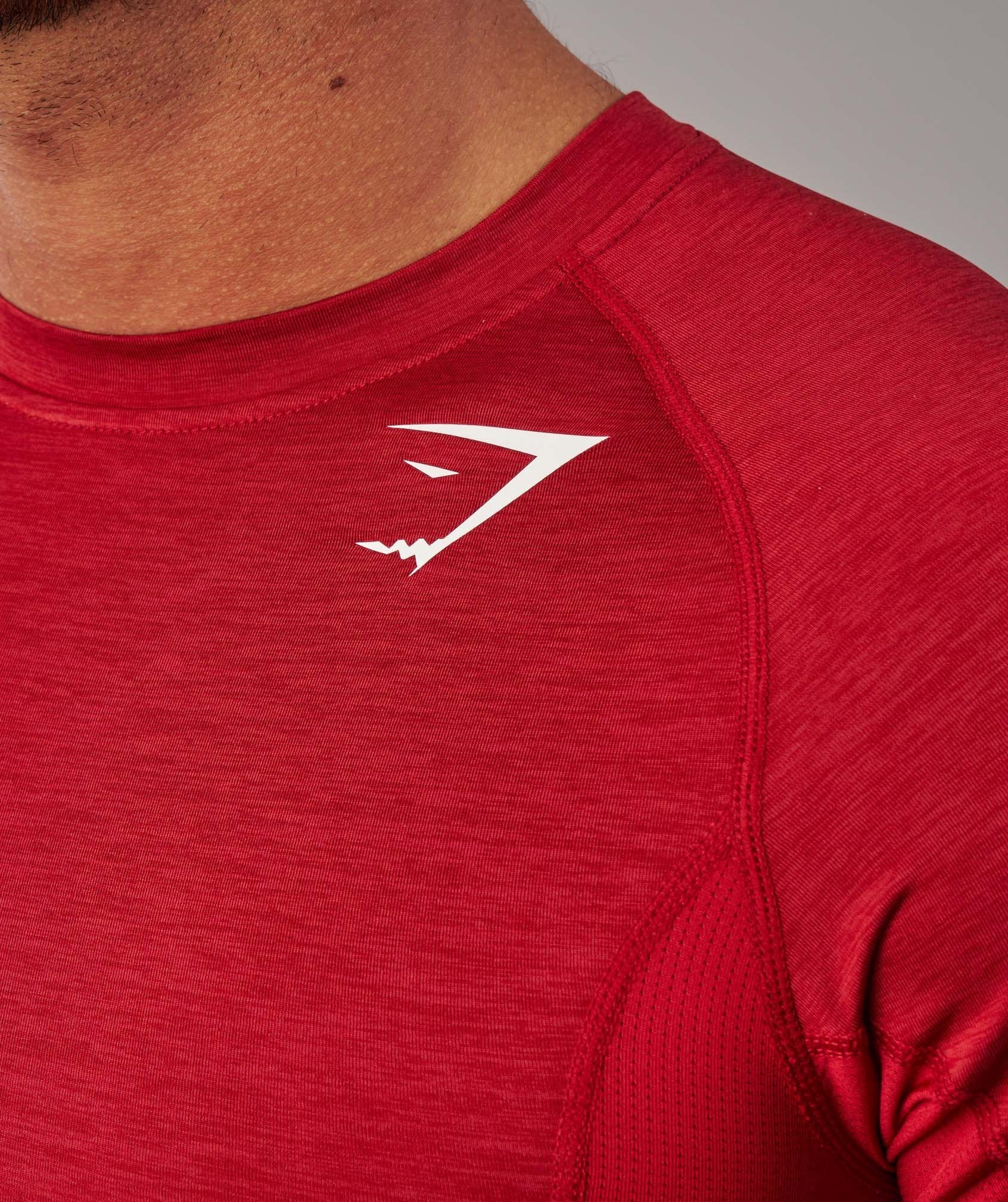 Element Baselayer Short Sleeve Top in Deep Red - view 4