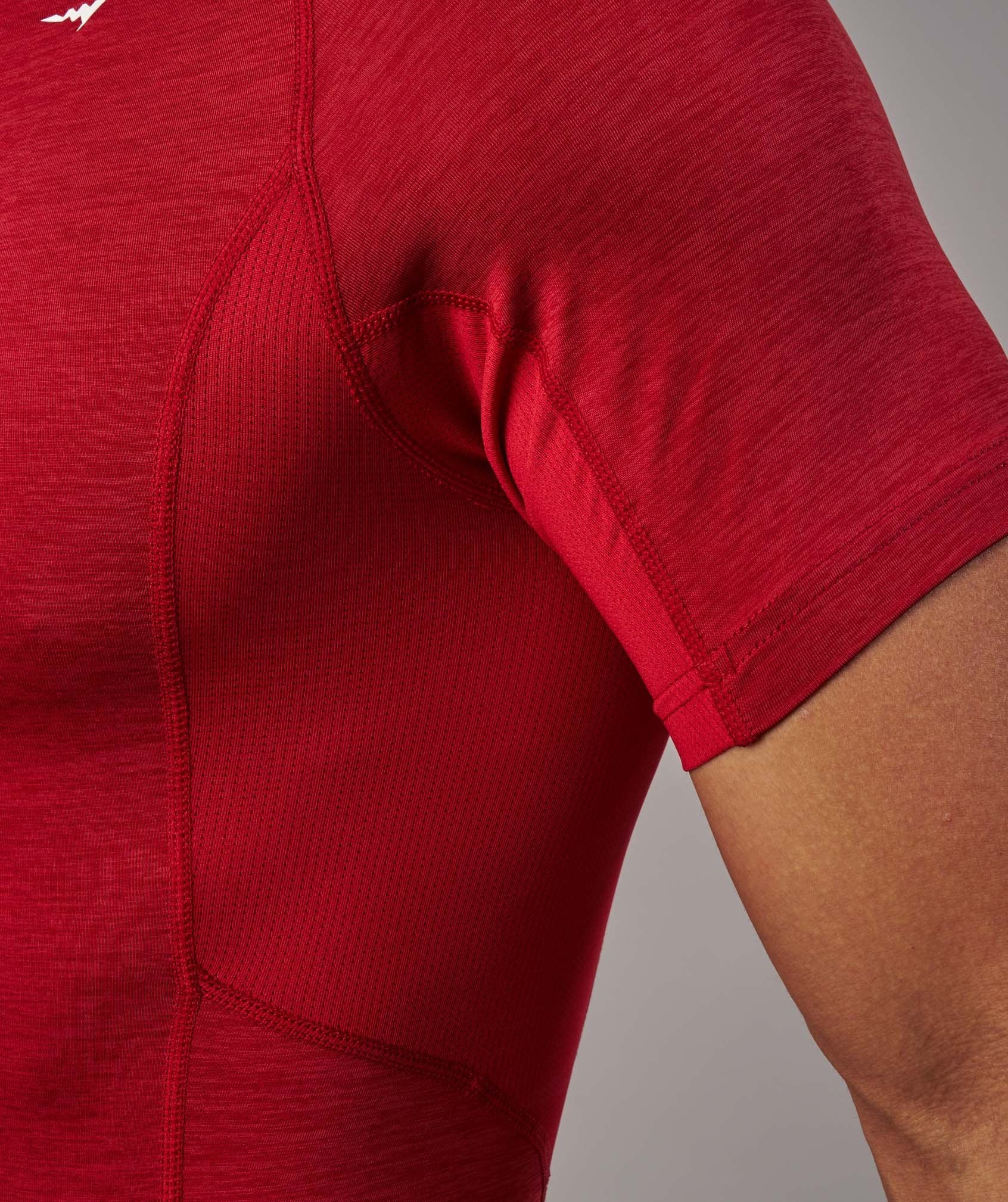 Element Baselayer Short Sleeve Top in Deep Red - view 5