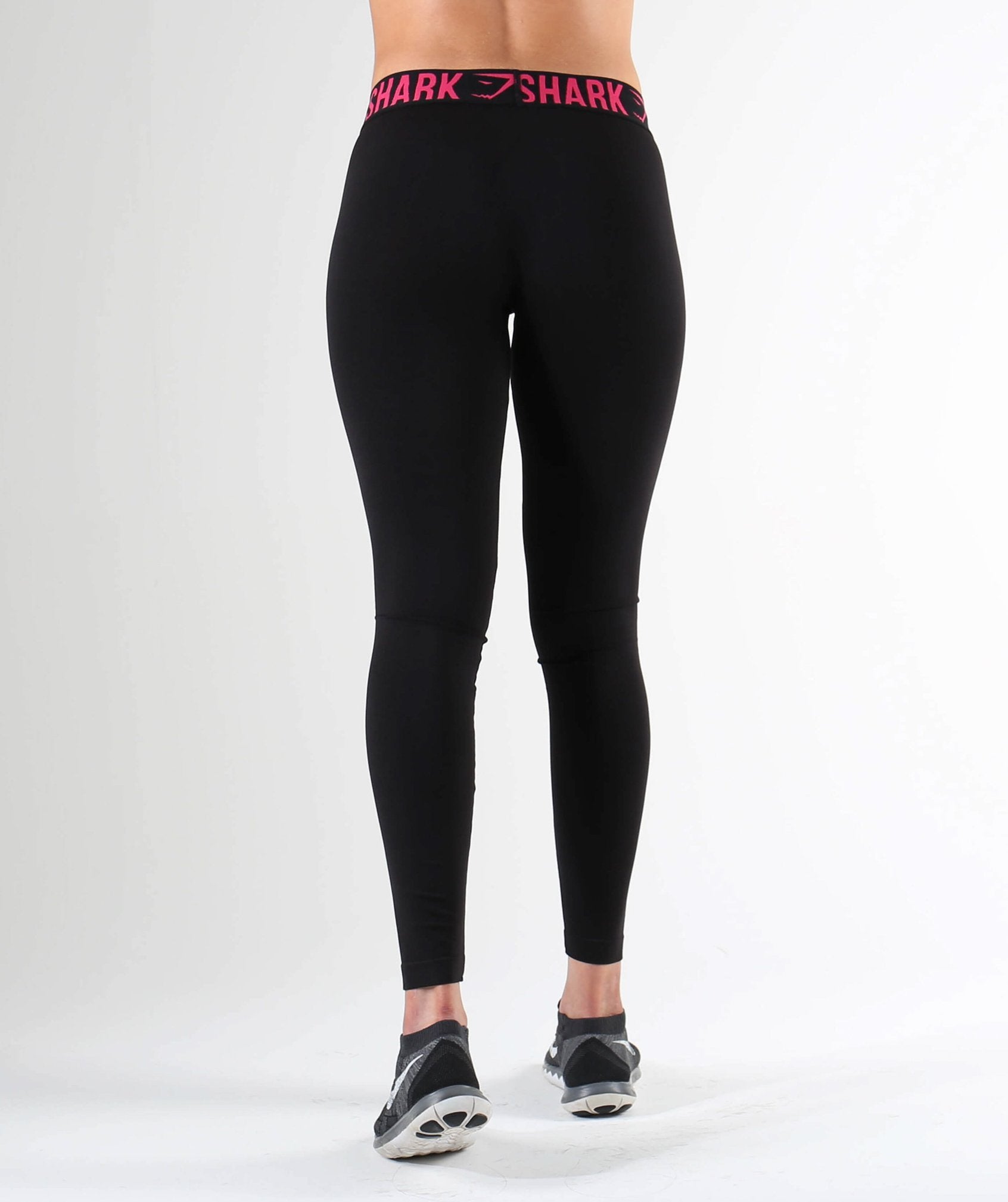 Fit Leggings in Black/Rose - view 2