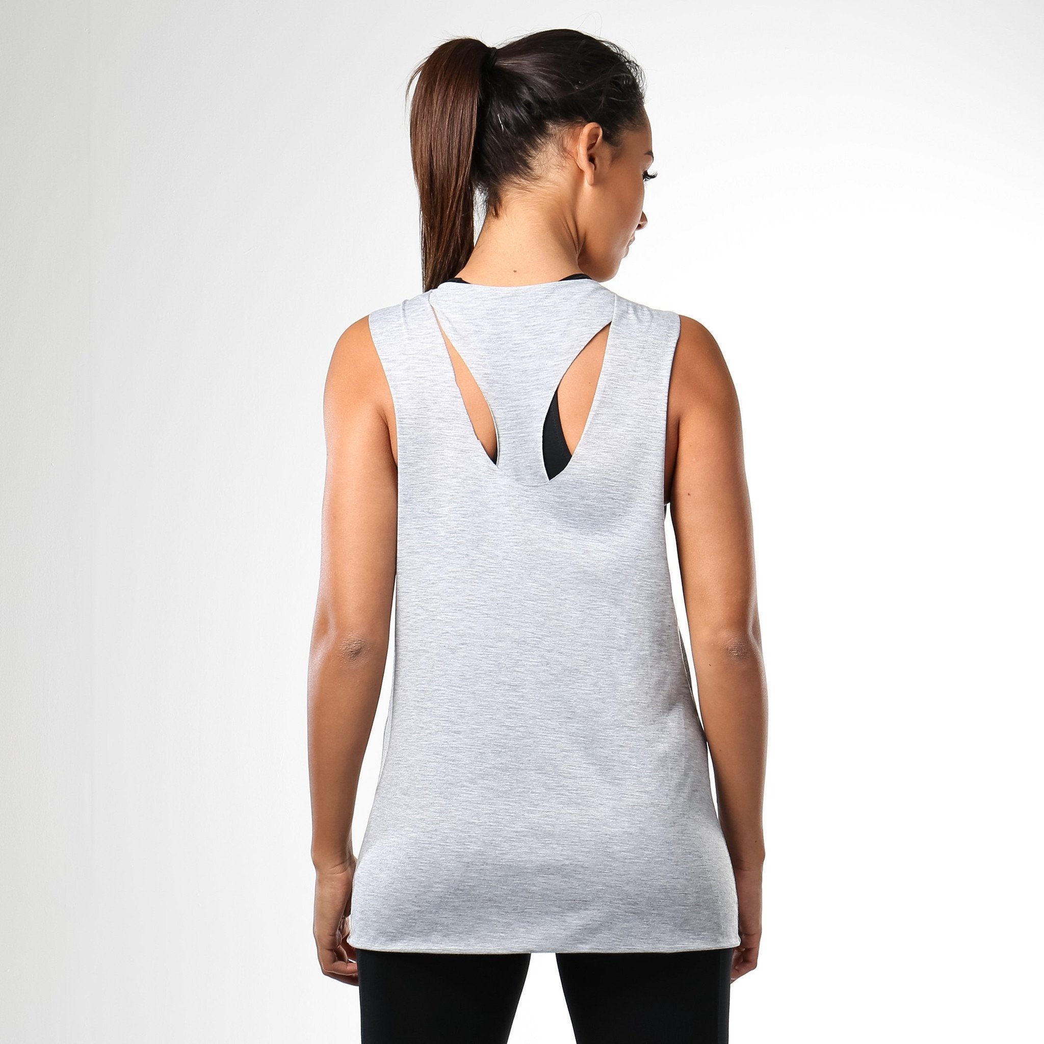 Empower Gym Vest in Grey - view 4