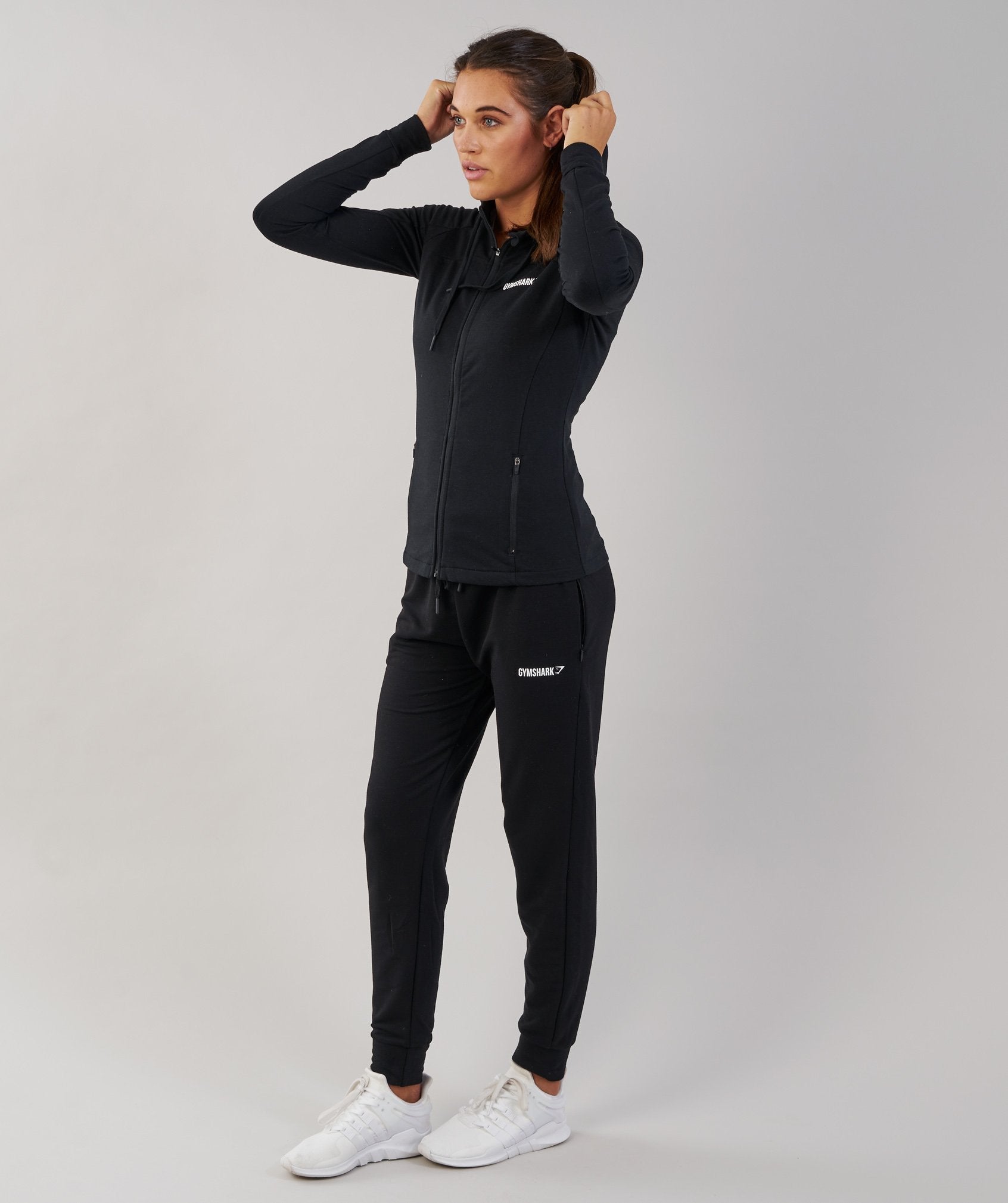 Fit Hoodie in Black - view 3