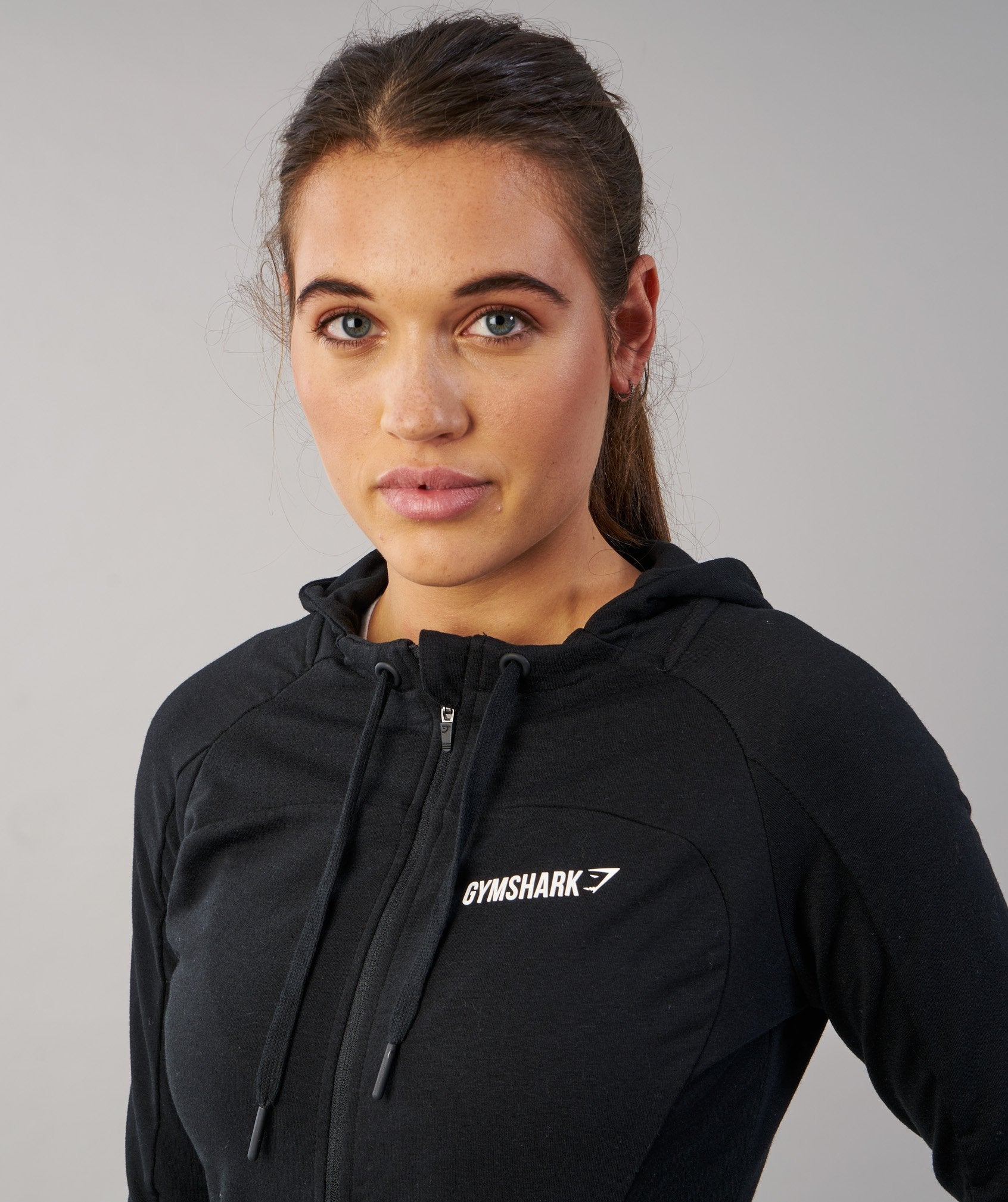 Fit Hoodie in Black - view 5