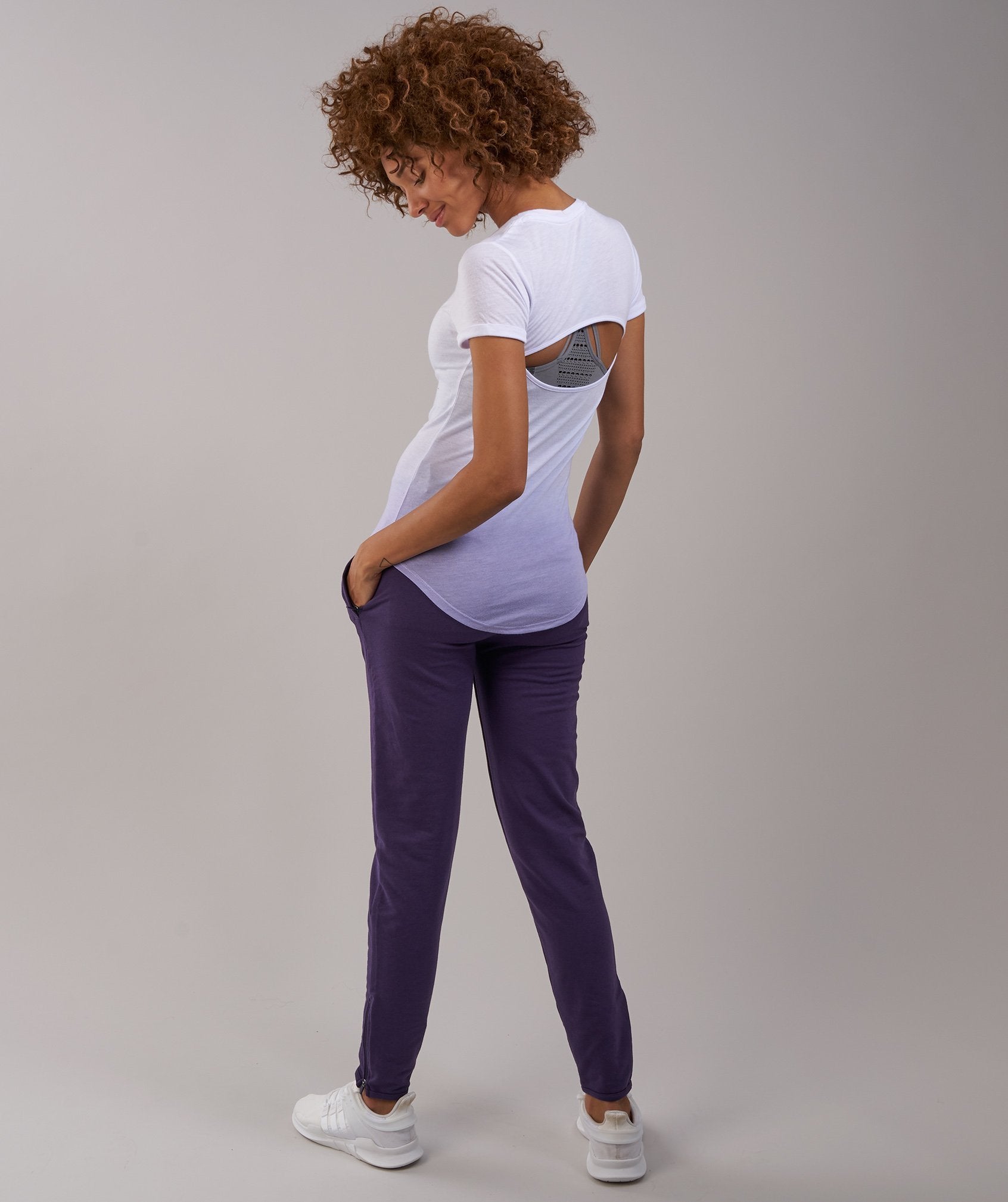 Fit Bottoms in Rich Purple - view 5